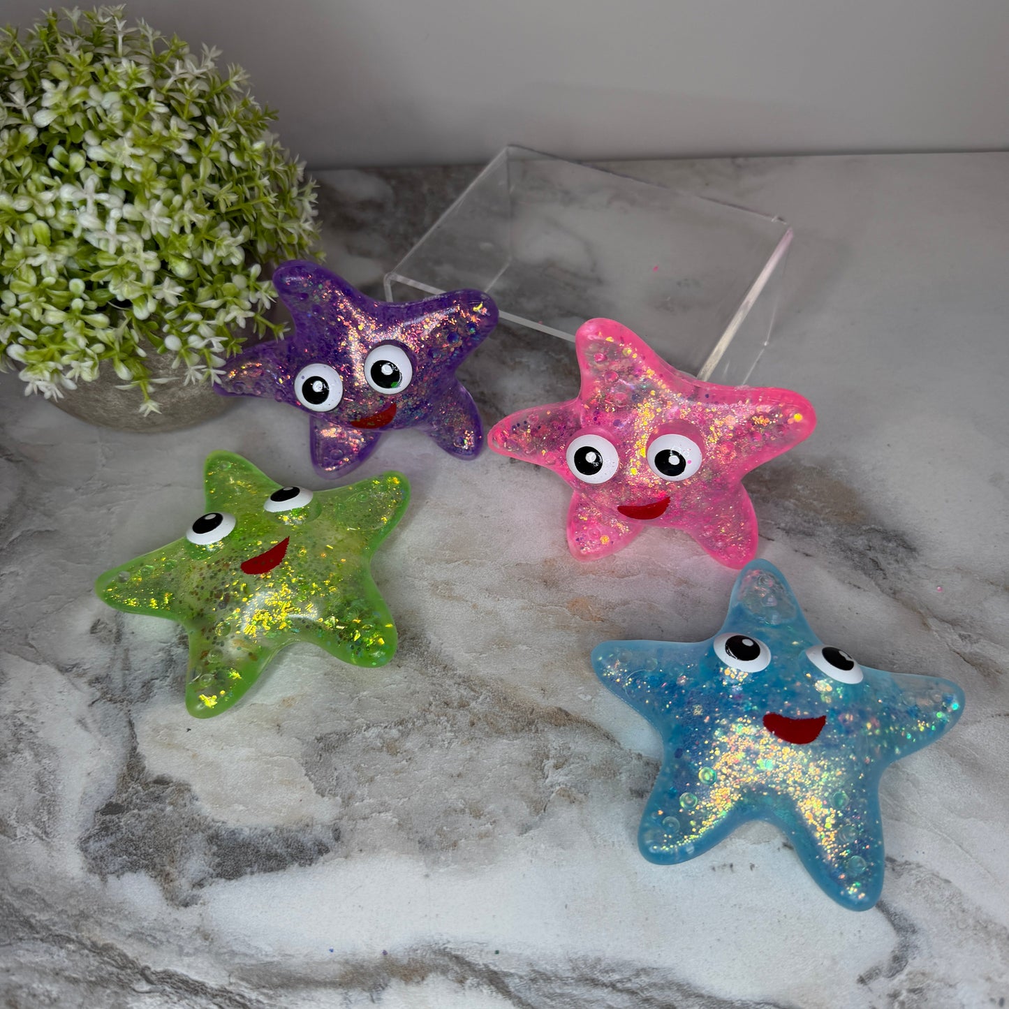 Squishy Toy - Glitter Starfish - PREORDER
