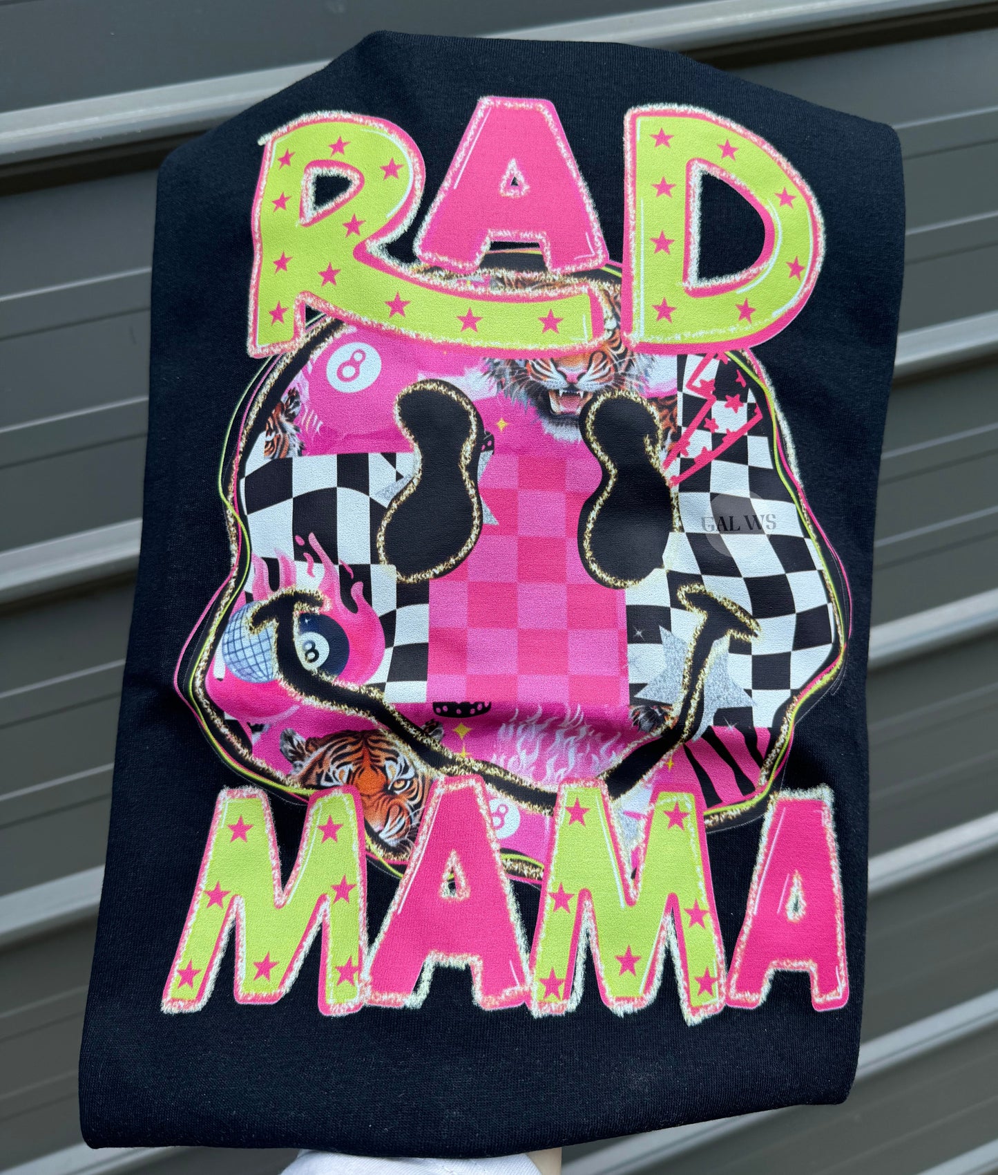 Rad Mama Neon Face Tee/Sweatshirt
