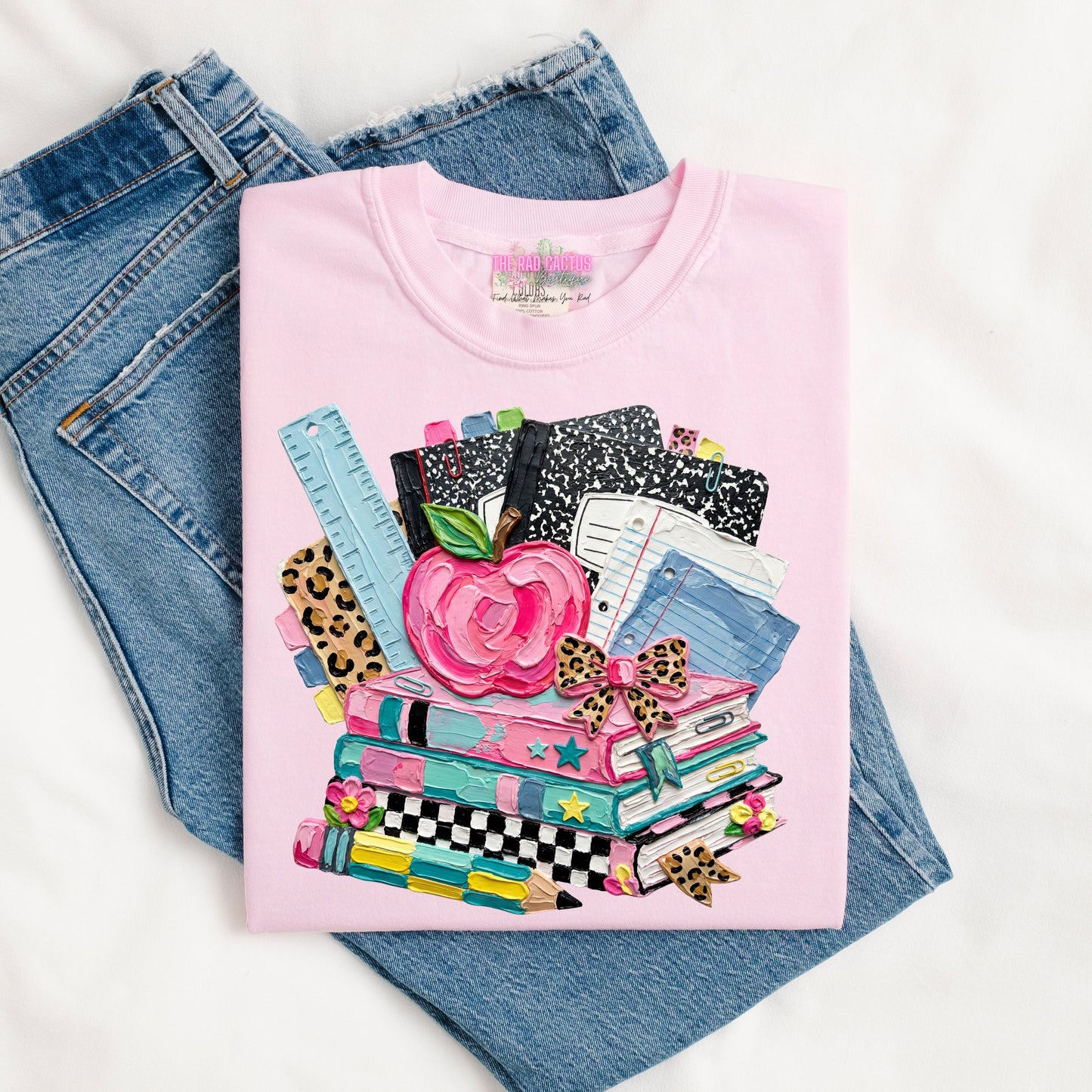 Teacher Essentials Graphic Tee or Crewneck Sweatshirt