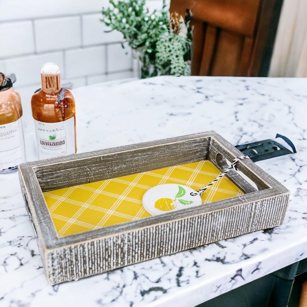 Squeeze The Day Wooden Tray