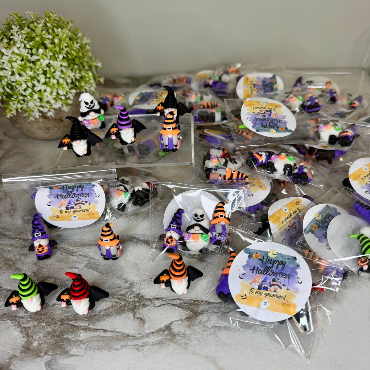 Gnome Figurines - Halloween Assortment (3 pack) - Halloween Sticker