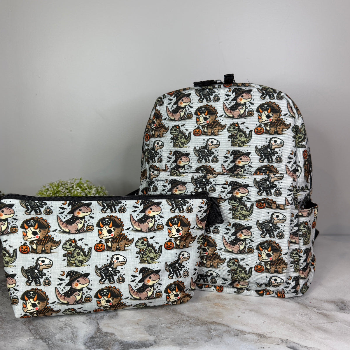 Mini Backpack - Halloween - Dino Trick or Treat - PREORDER