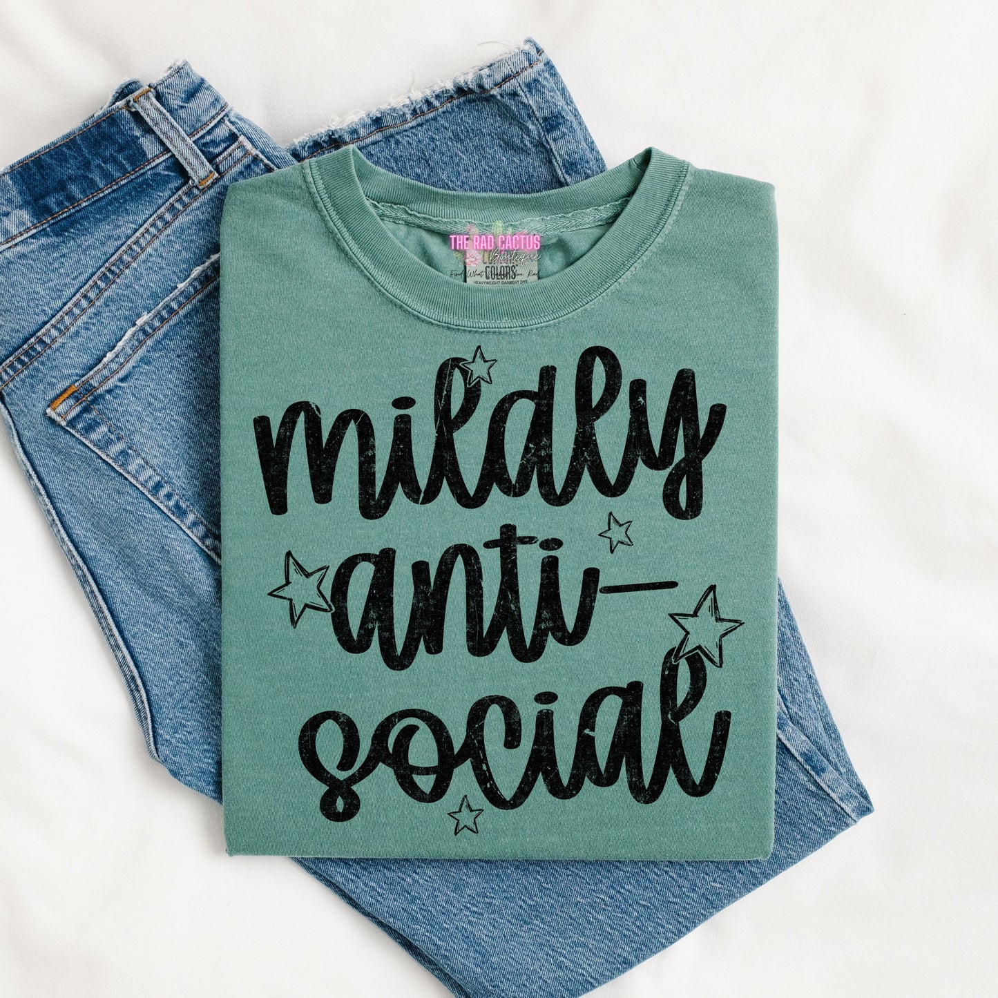Mildly Anti-Social Graphic Tee or Crewneck Sweatshirt