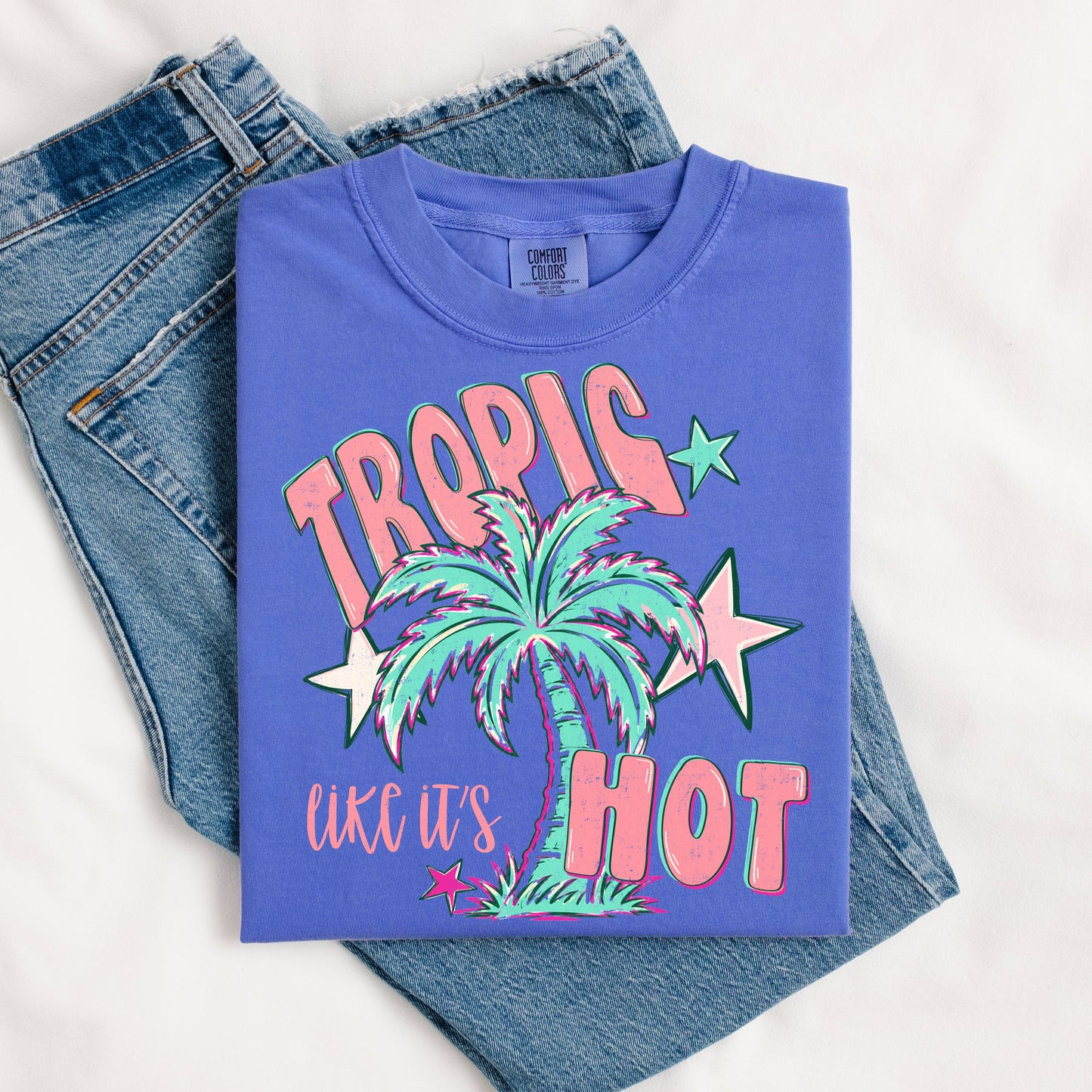 Tropic Like It's Hot Graphic Tee or Crewneck Sweatshirt