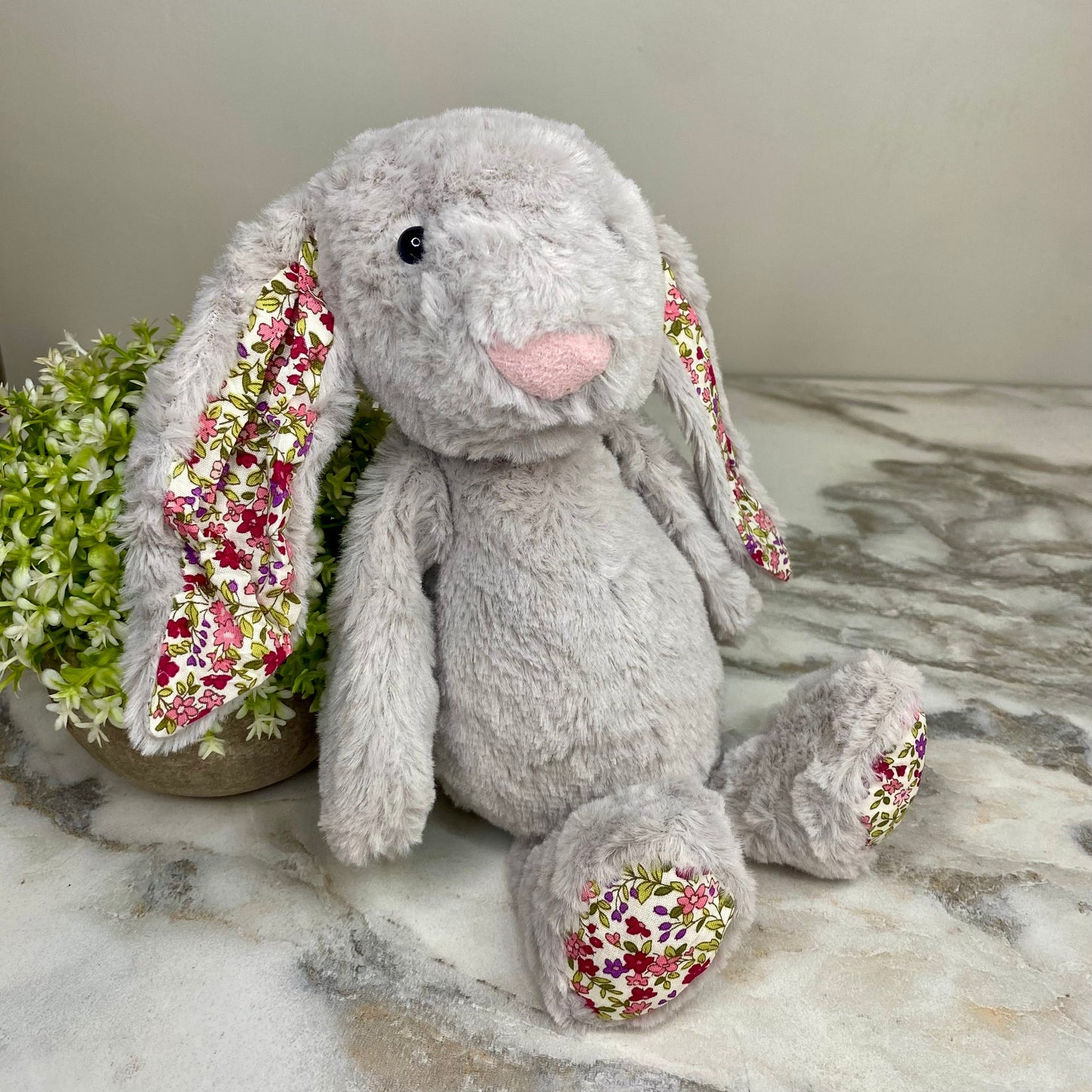 Bunny Floral Plush - Easter