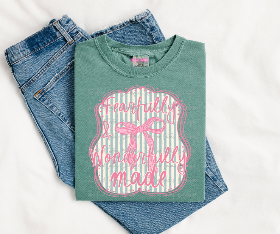 Fearfully & Wonderfully Made Coquette Graphic Tee or Crewneck Sweatshirt