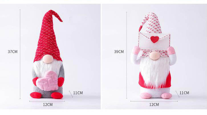 Gnome Decor - Valentine #1 - Envelope & Heart