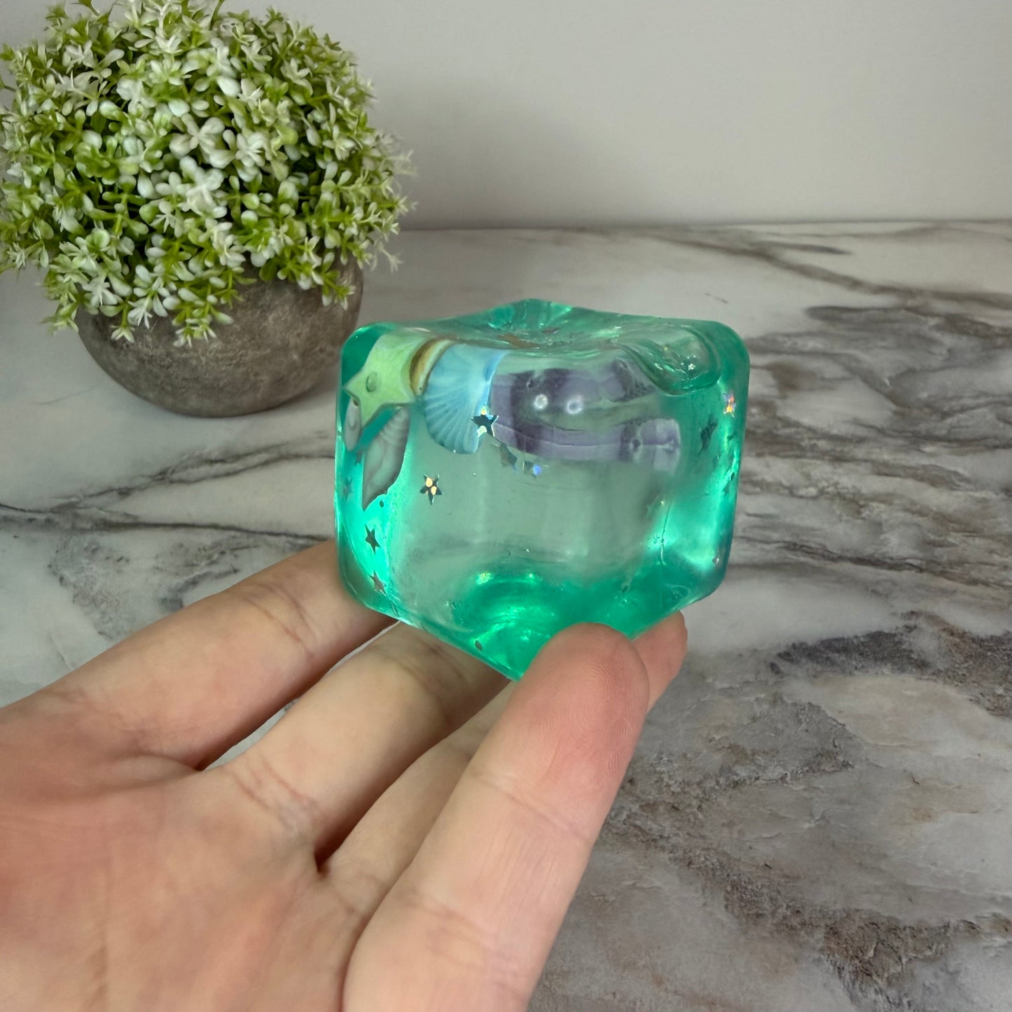Ice Cube Squishy Toy - Under The Sea