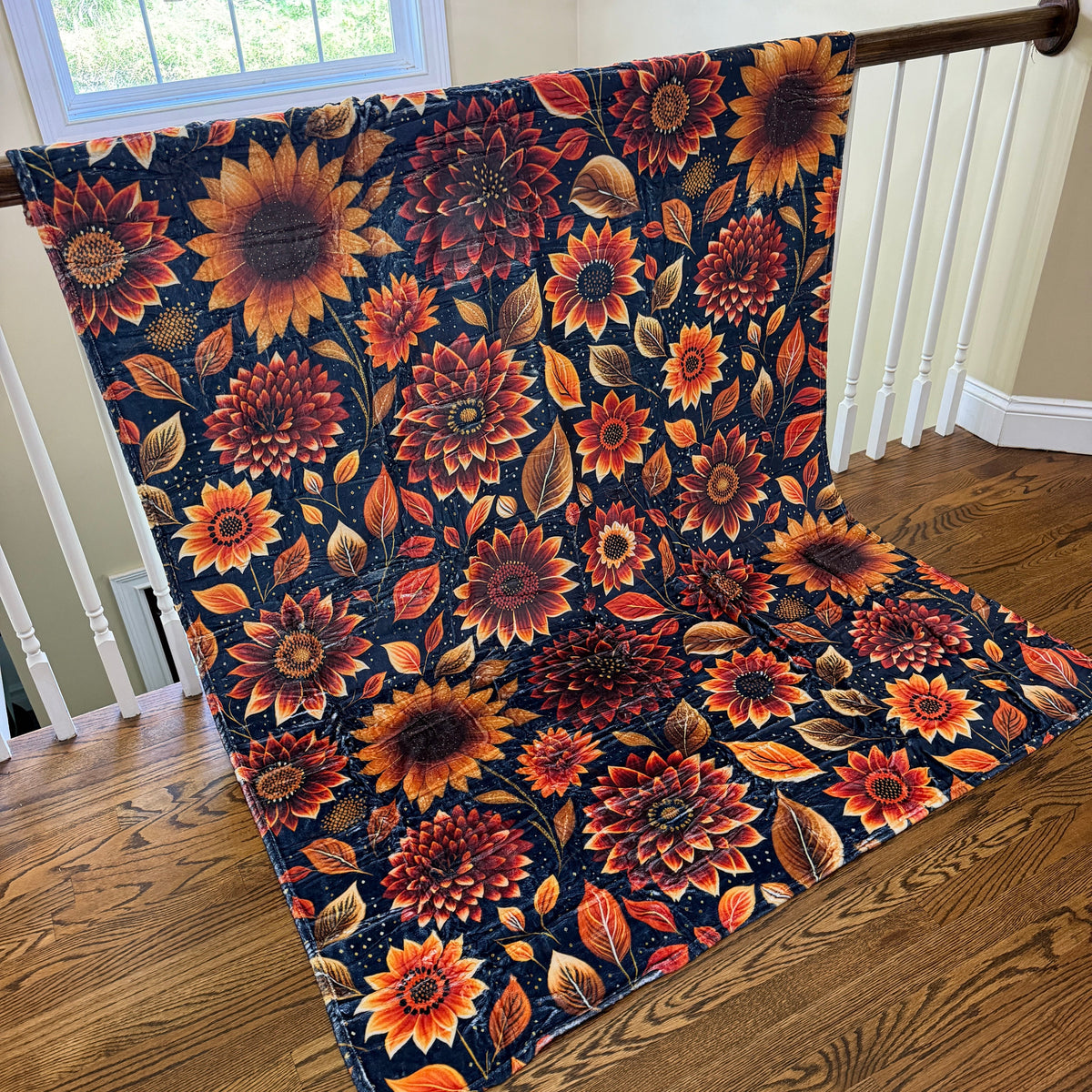 Blanket Halloween #26 - Moody Crimson Floral - PREORDER ends 7/25