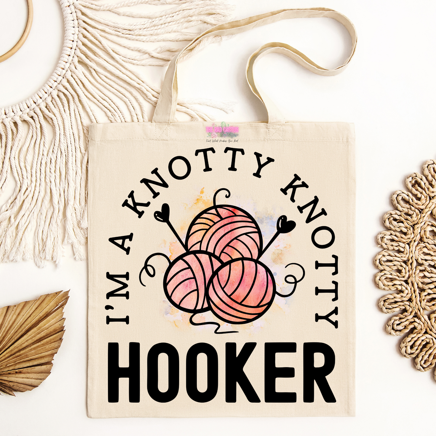 I'm A Knotty Knotty Hooker Canvas Tote Bag