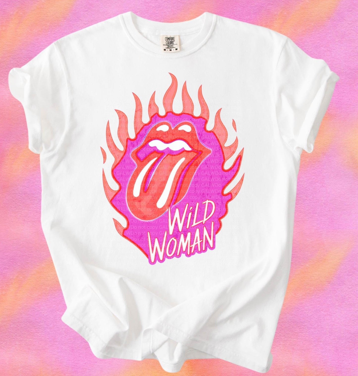 Wild Woman Flame Tee/Sweatshirt