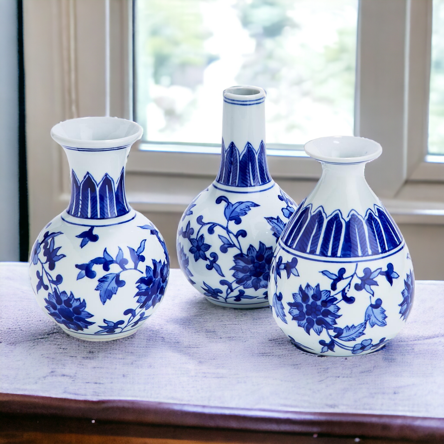 Chinoiserie Mediterranean Vases