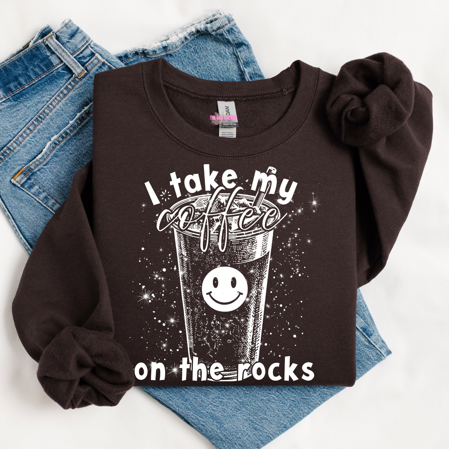 Take My Coffee On The Rocks Graphic Tee or Crewneck Sweatshirt