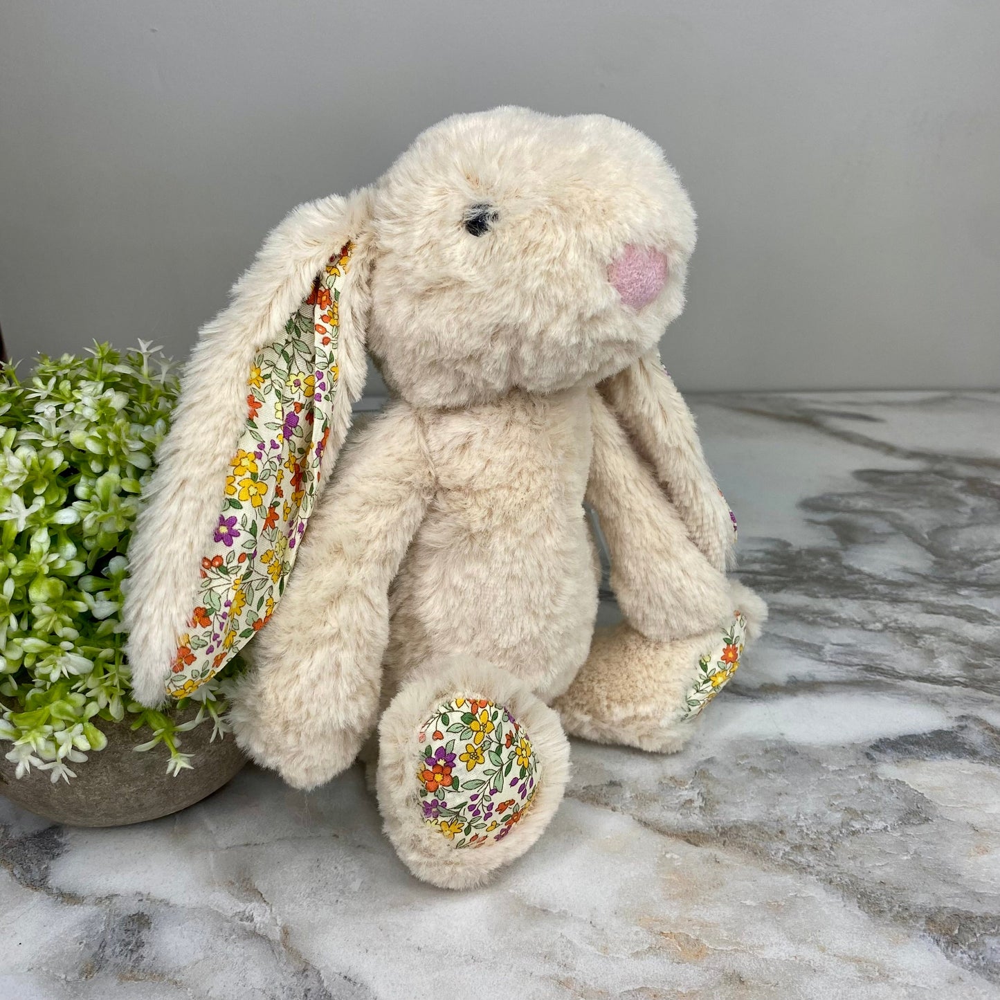 Bunny Floral Plush - Easter