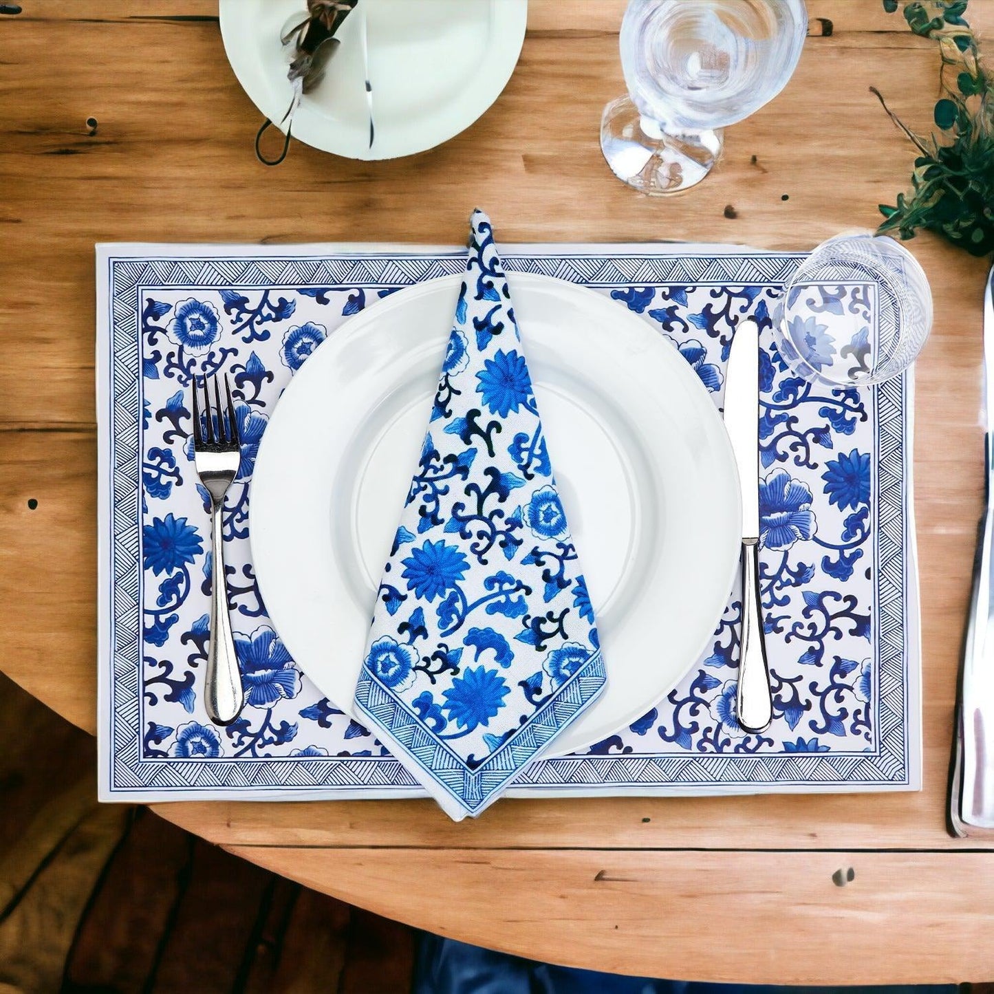 Chinoiserie Paper Placemats