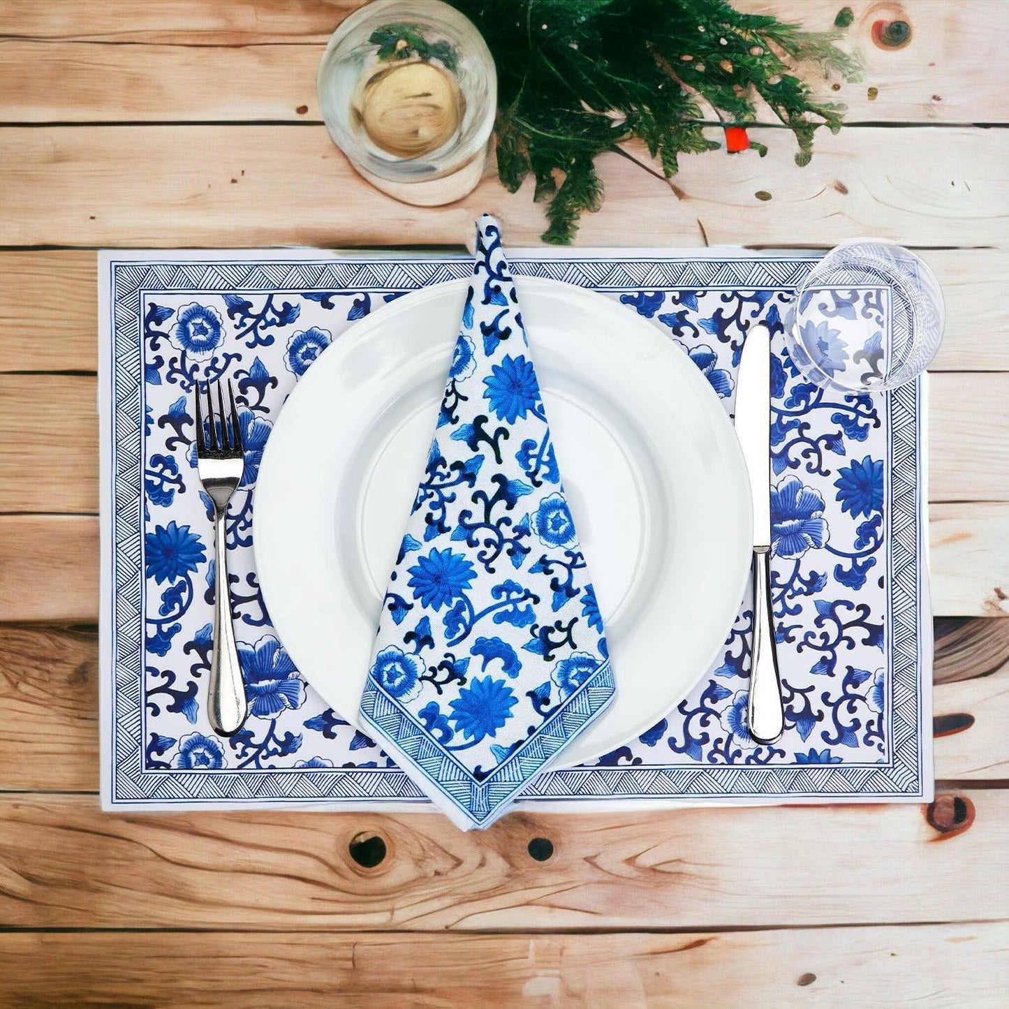 Chinoiserie Paper Placemats