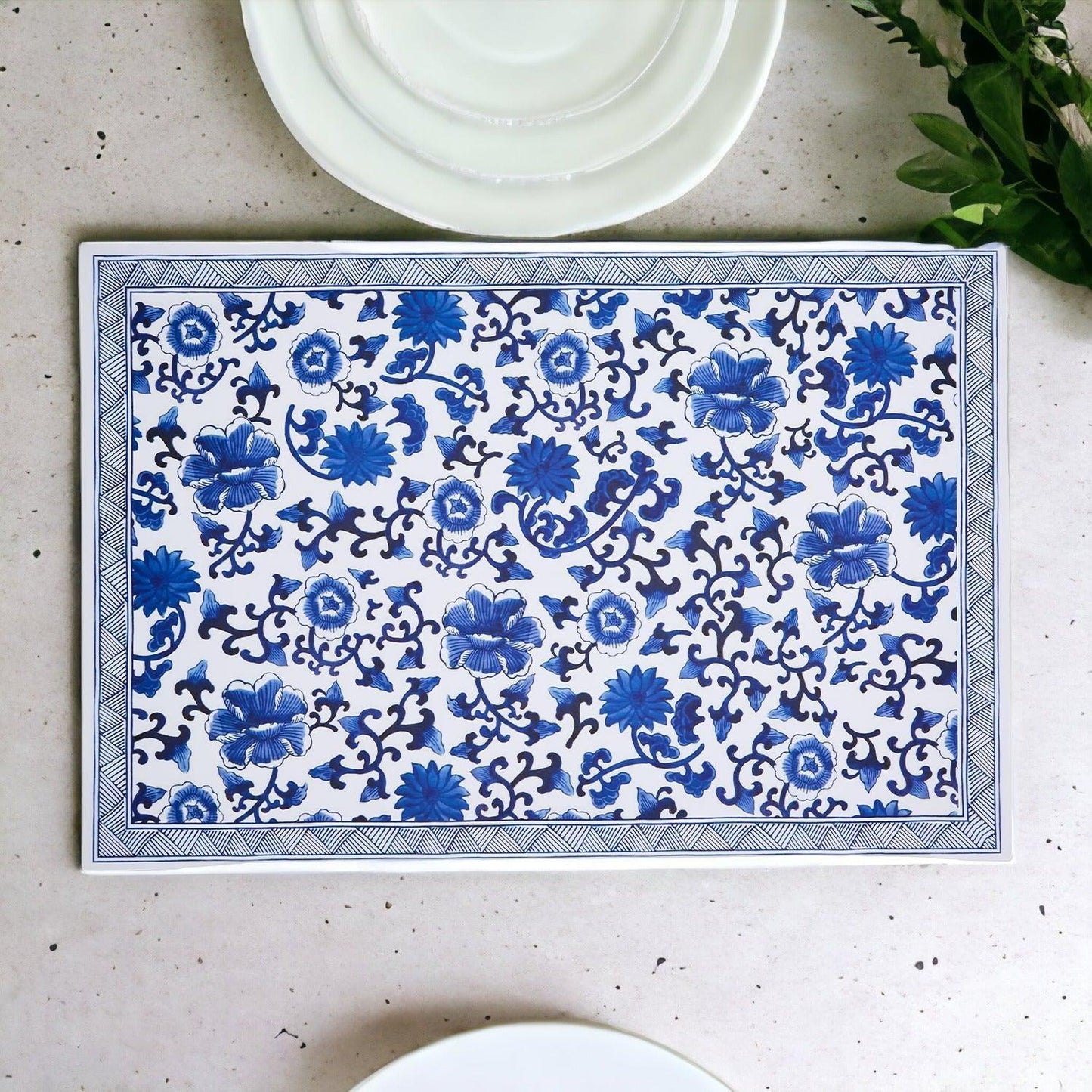 Chinoiserie Paper Placemats