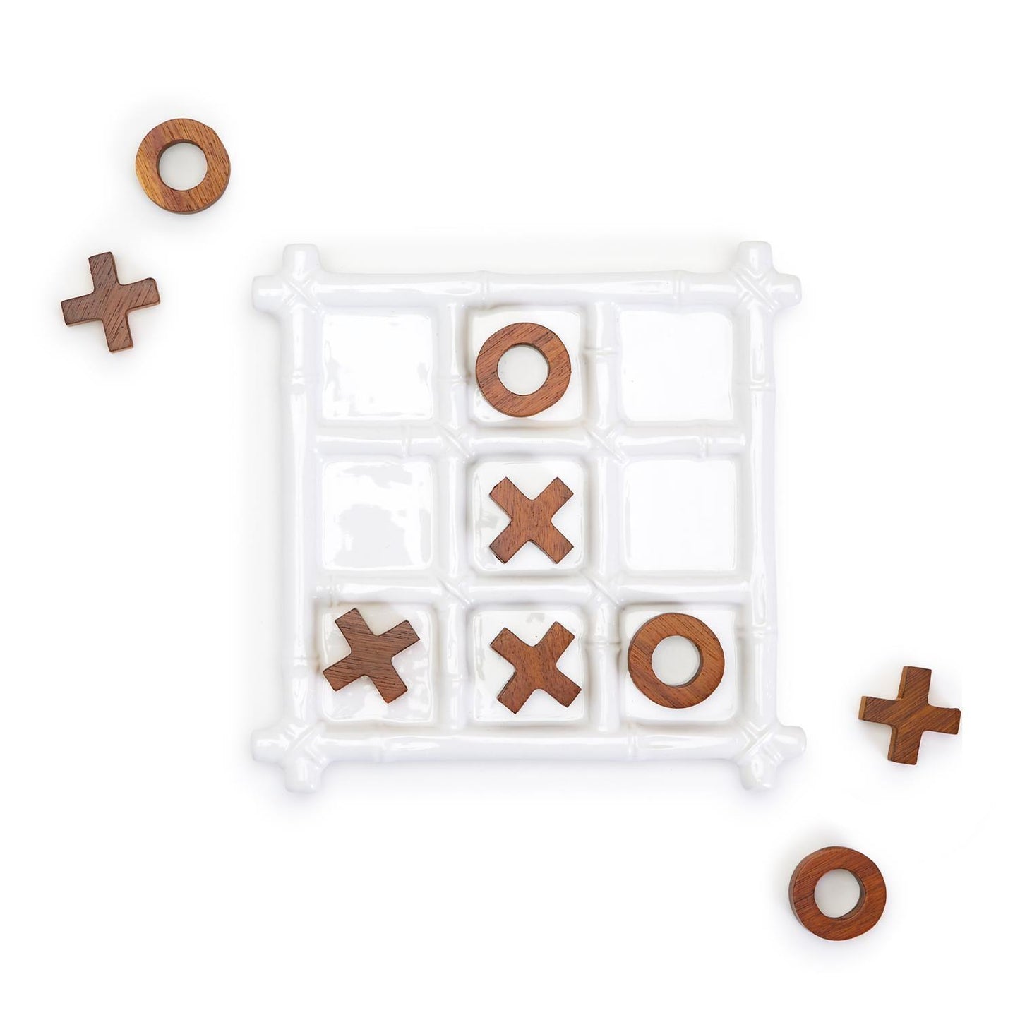 Faux Bamboo Tic Tac Toe
