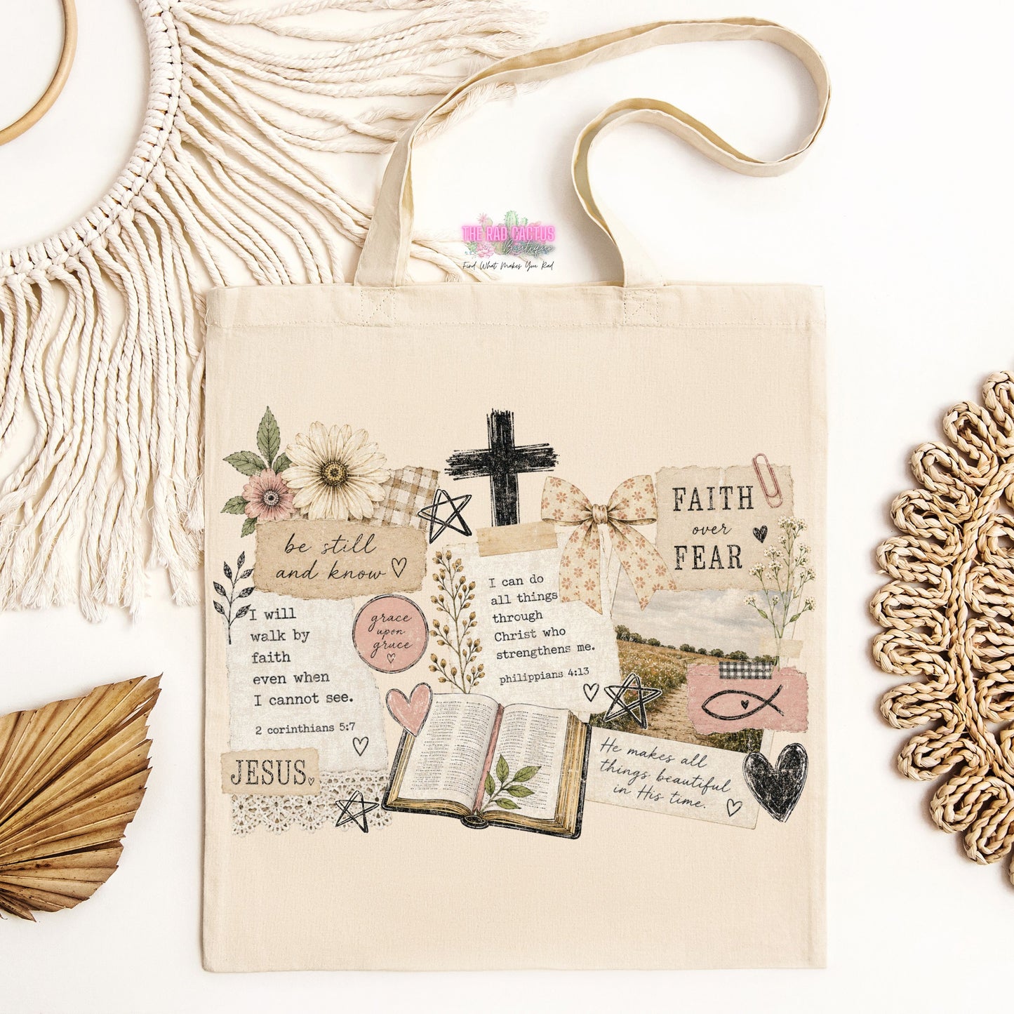 Faith Over Fear Tote Bag