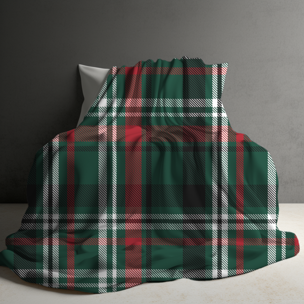 Blanket Christmas #7 - Green & Red Plaid - PREORDER