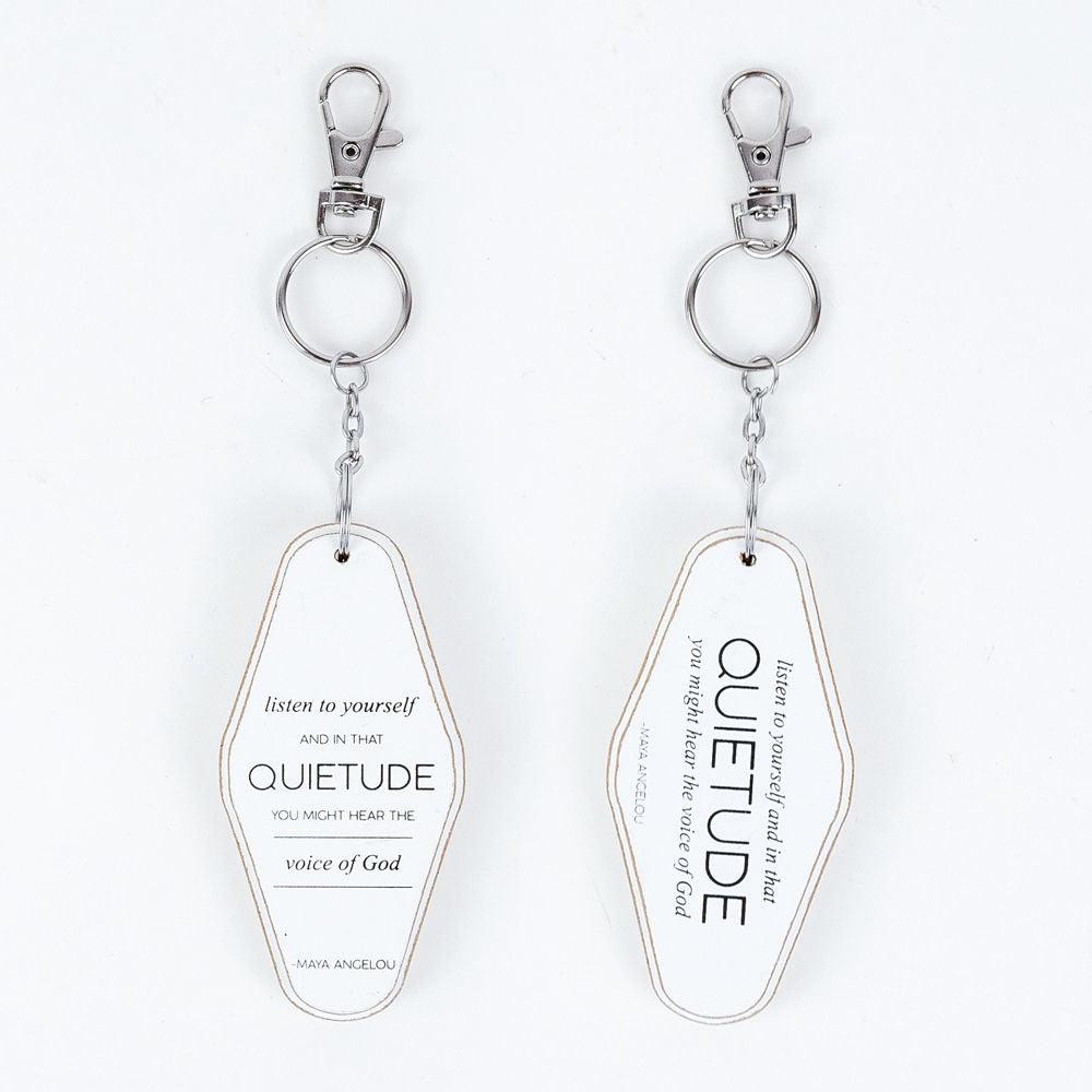 Inspirational Quote Gift Ideas, Stocking stuffers, Wooden Keychains