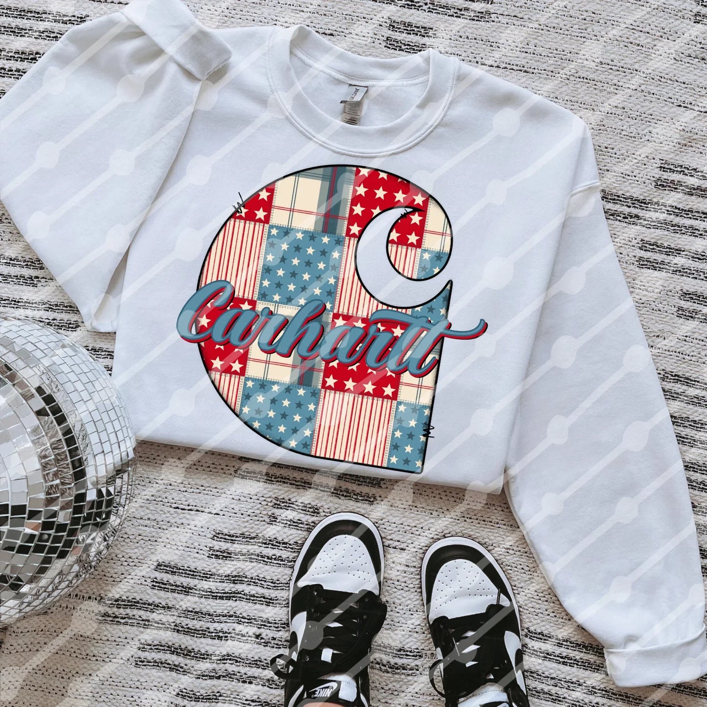 USA Patchwork CH Tee/Sweatshirt