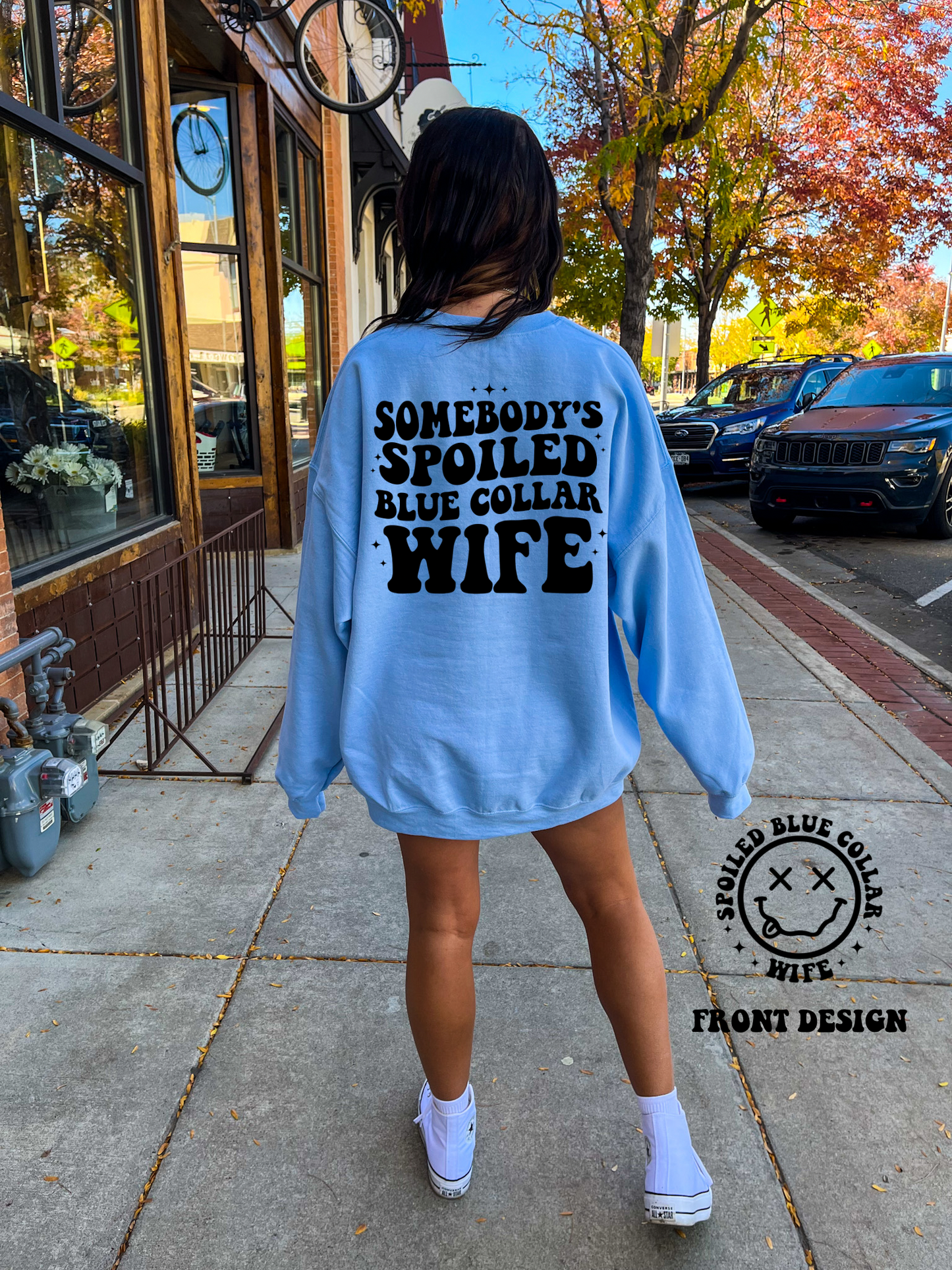 Somebody's Spoiled Blue Collar Wife Tee/Sweatshirt