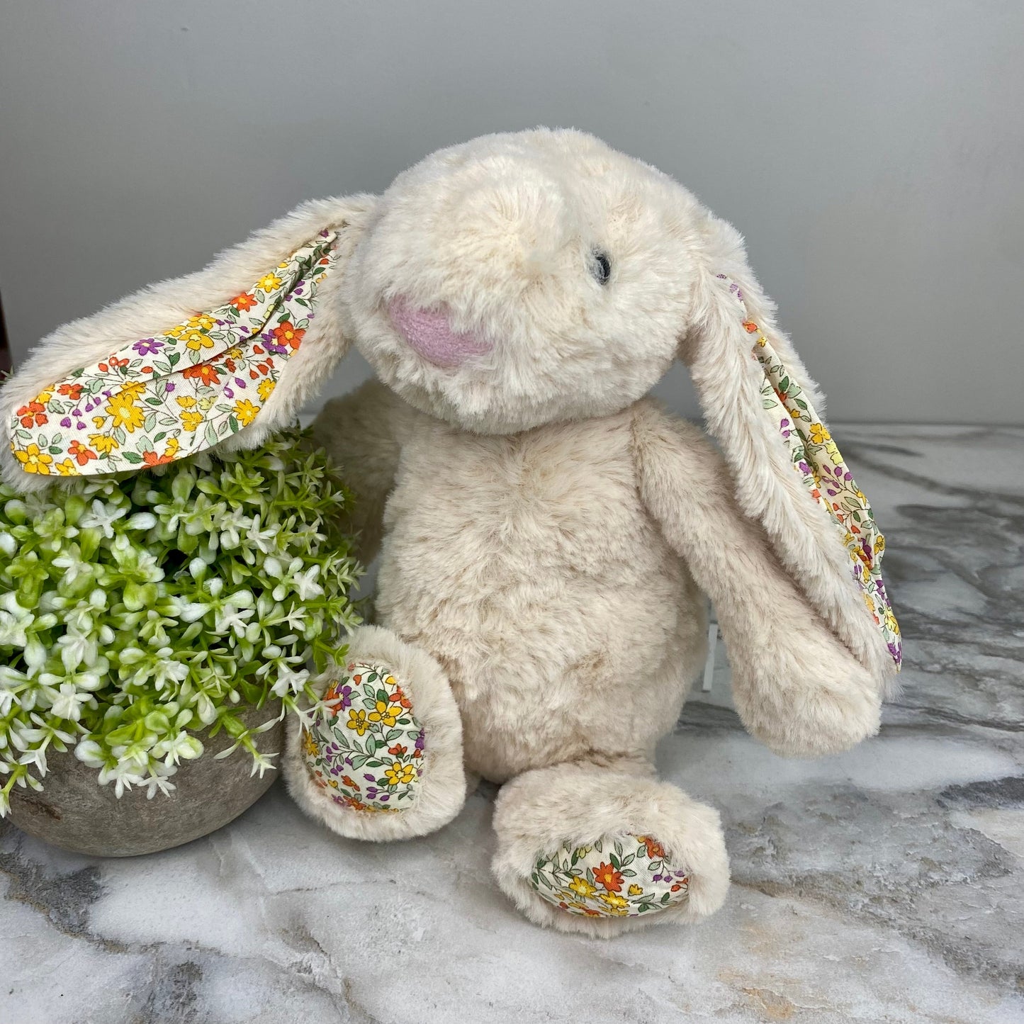 Bunny Floral Plush - Easter