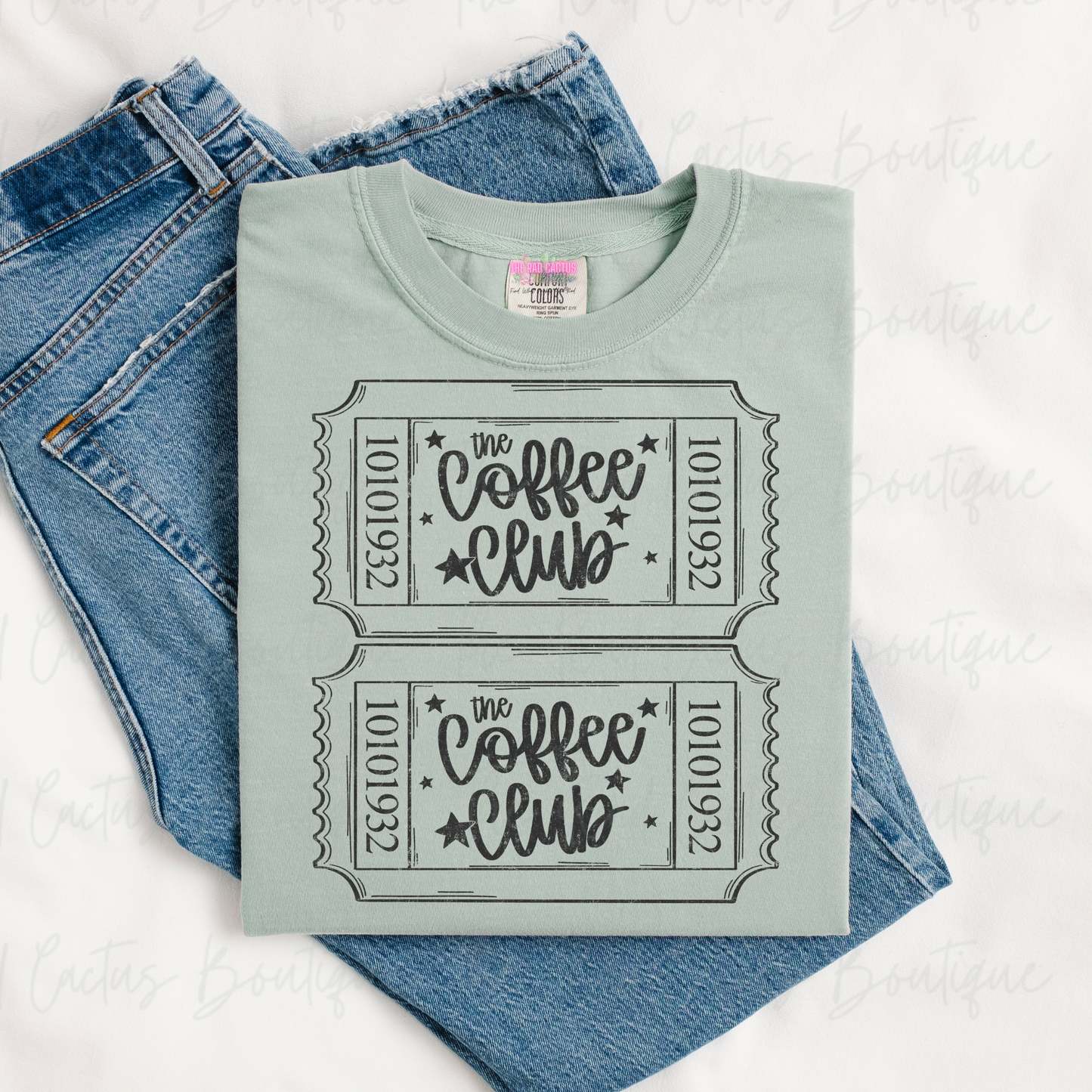 Coffee Club Graphic Tee or Crewneck Sweatshirt