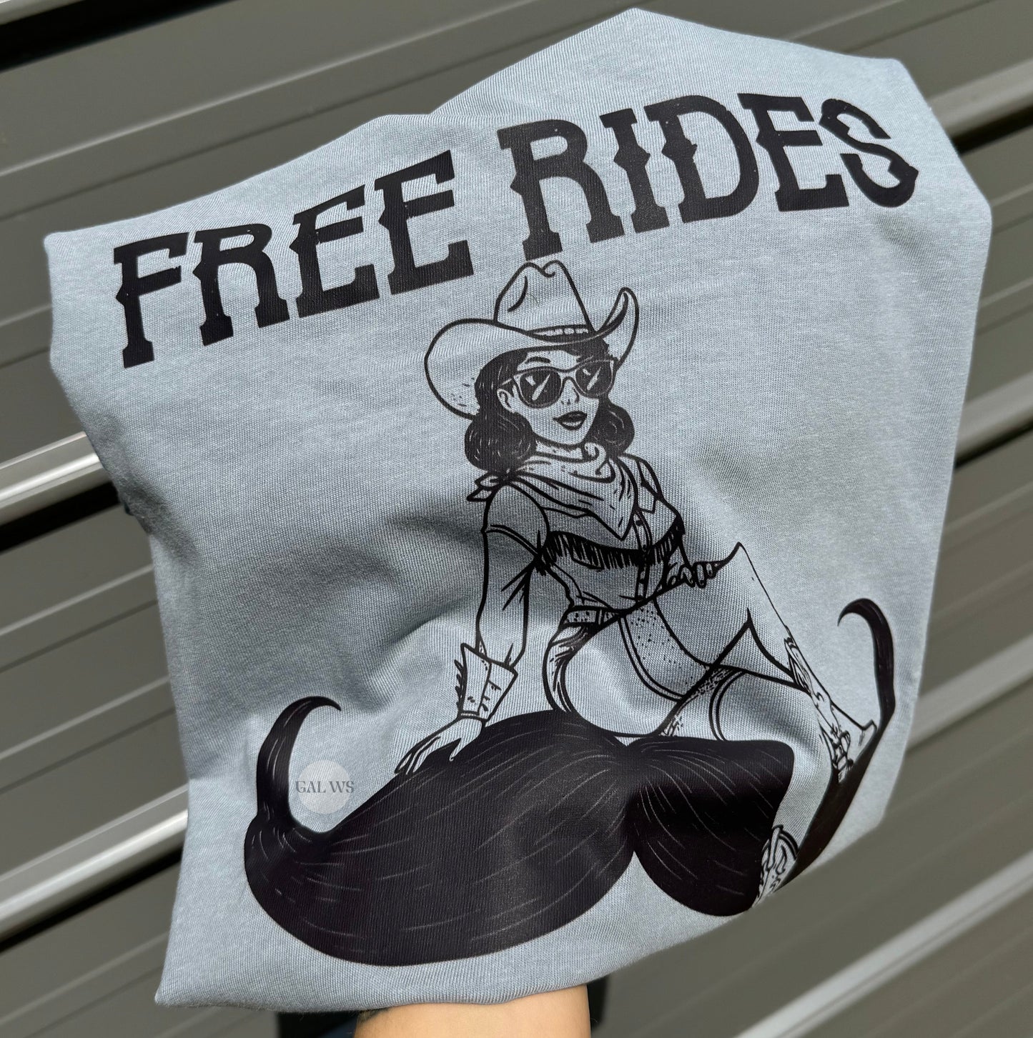 Free Rides Pinup Girl Tee/Sweatshirt