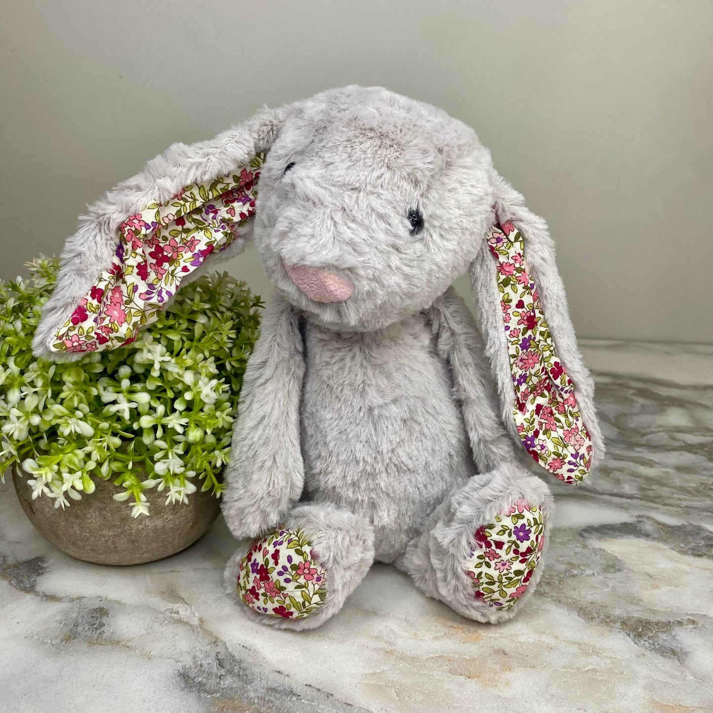 Bunny Floral Plush - Easter