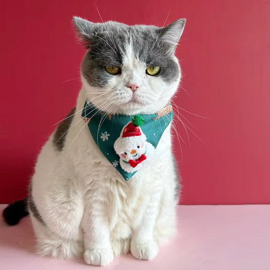 Dog Bandana - Christmas Mix - Flannel-Like Feel