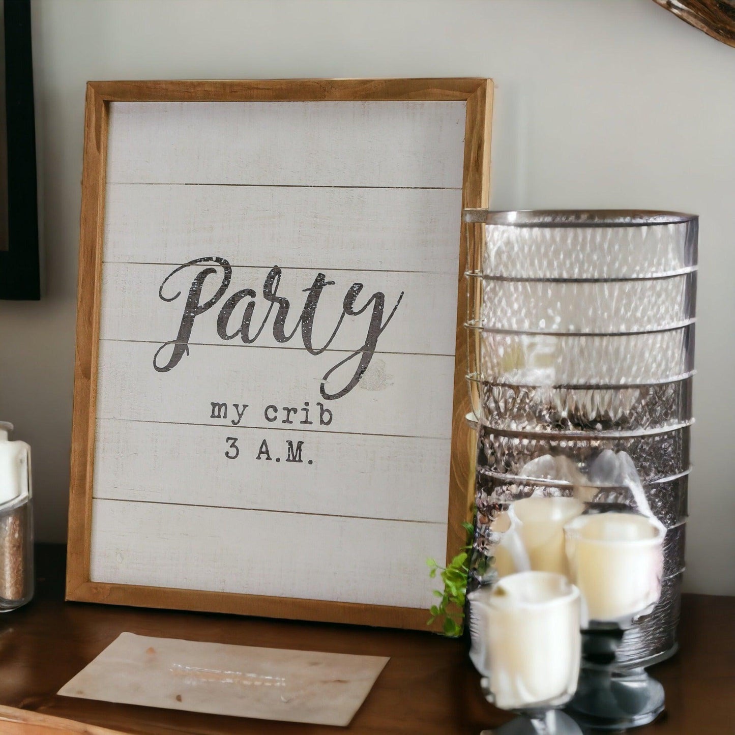 Crib Party Sign