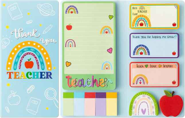Sticky Note Booklet Set - Thank you Teacher - PREORDER 6/21-6/24