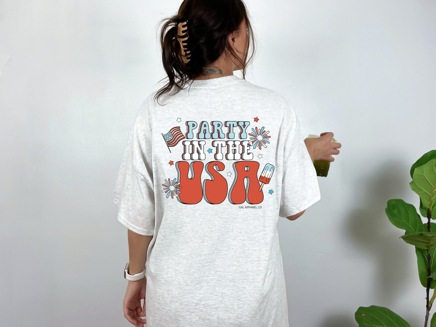 Party in the USA (Back of shirt)