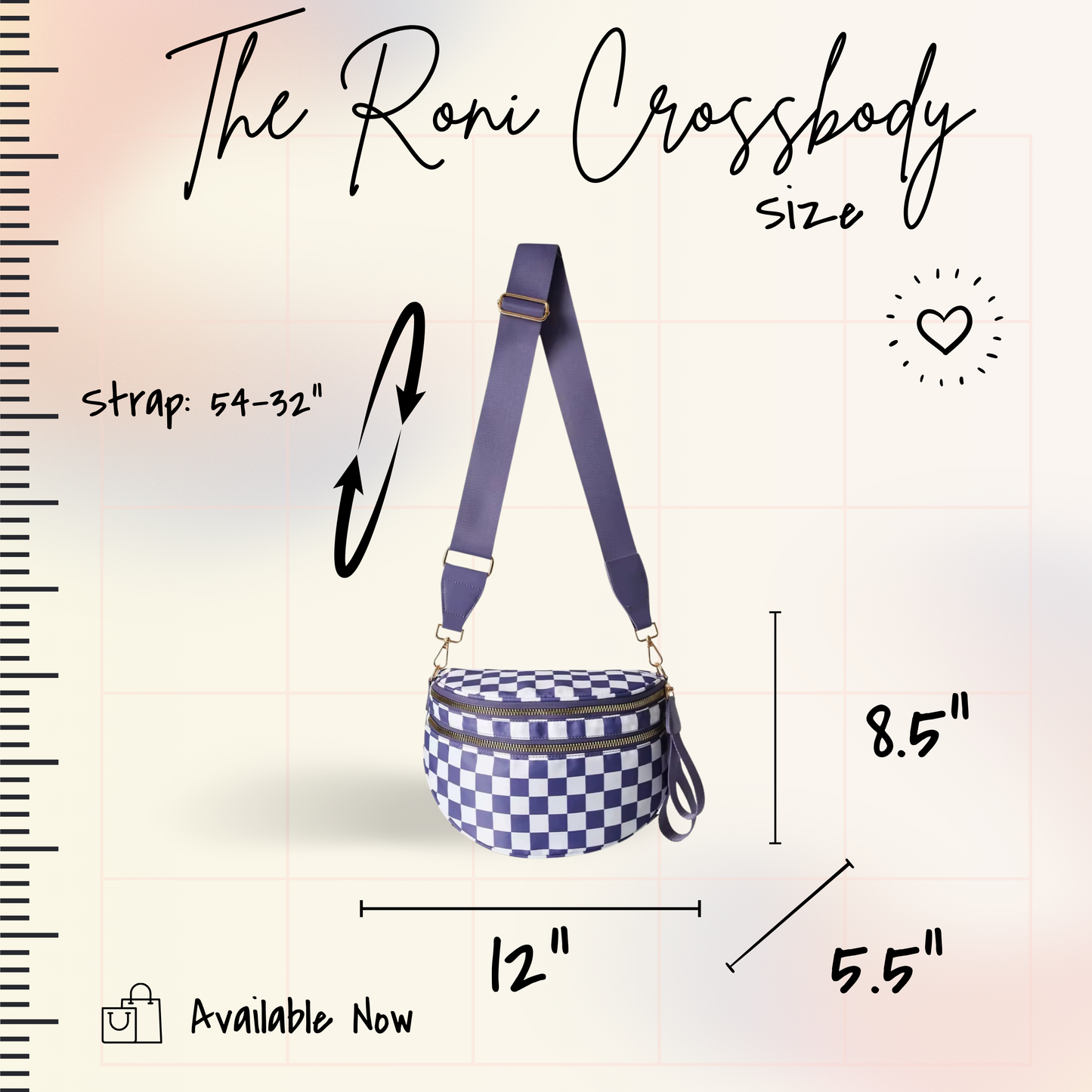 Roni - Nylon Crossbody - Rainbow Dandelion