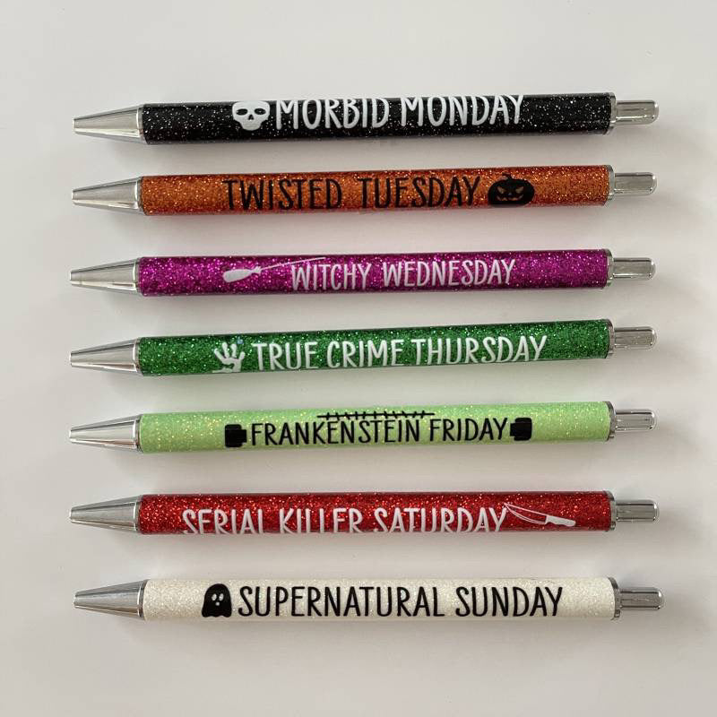 Pen - Halloween Days Of The Week