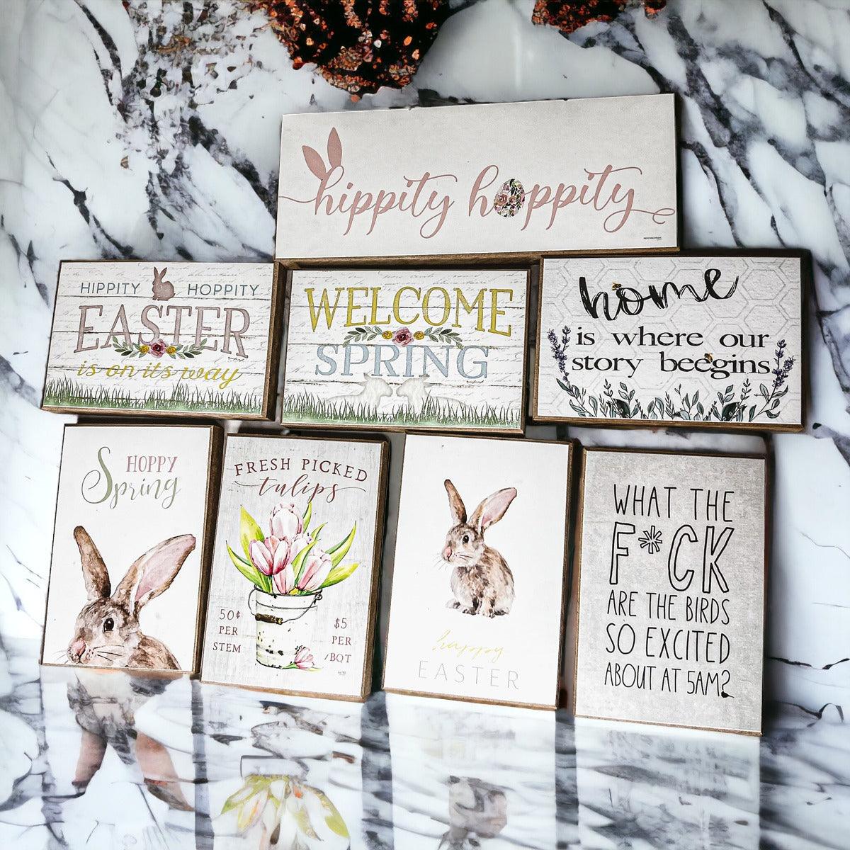 Home BEEgins Signs