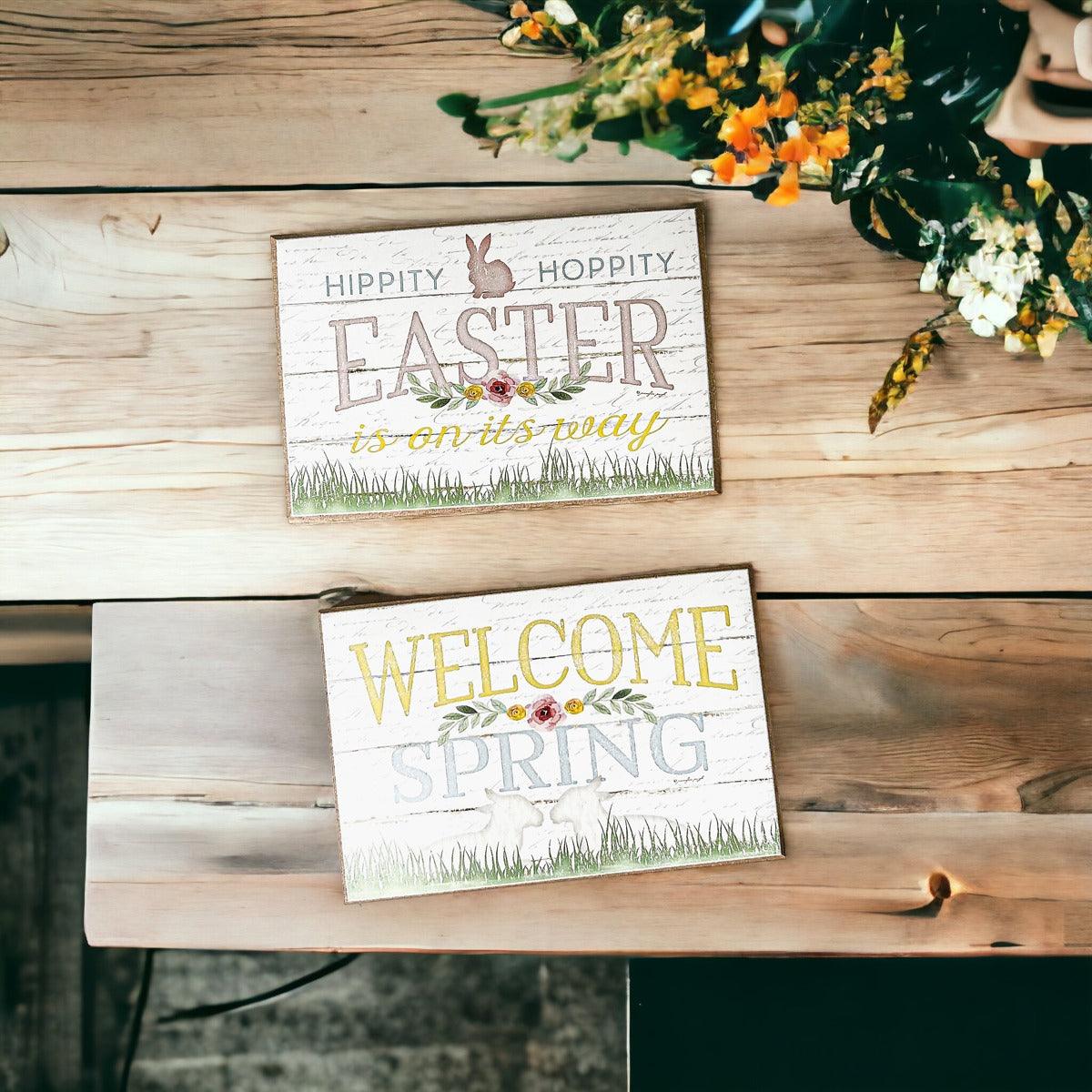 Floral Easter + Spring Signs