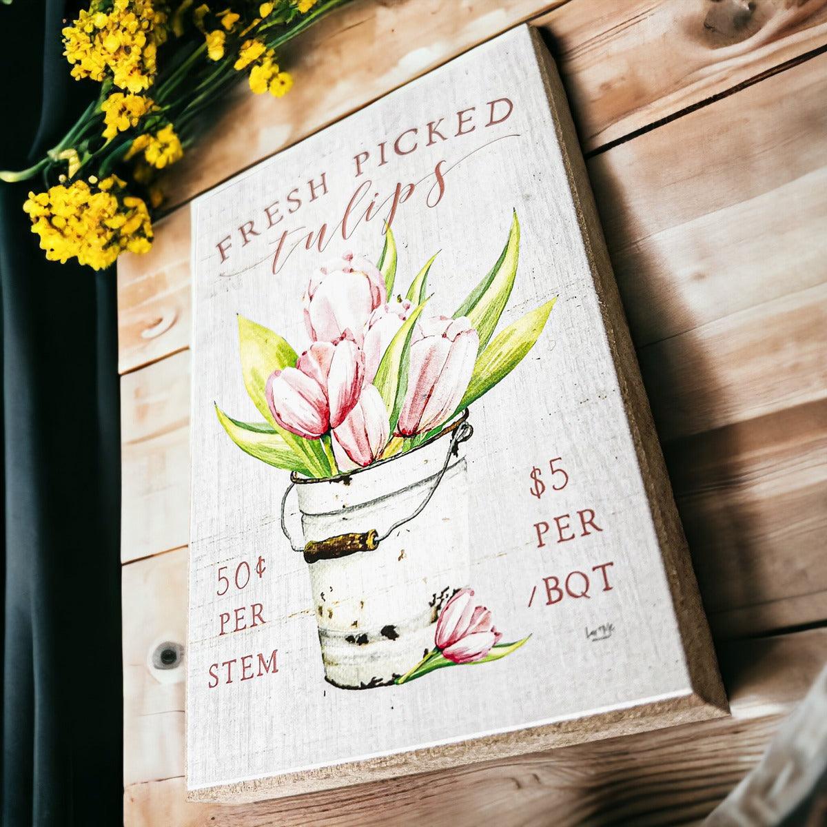 Fresh Tulips Sign