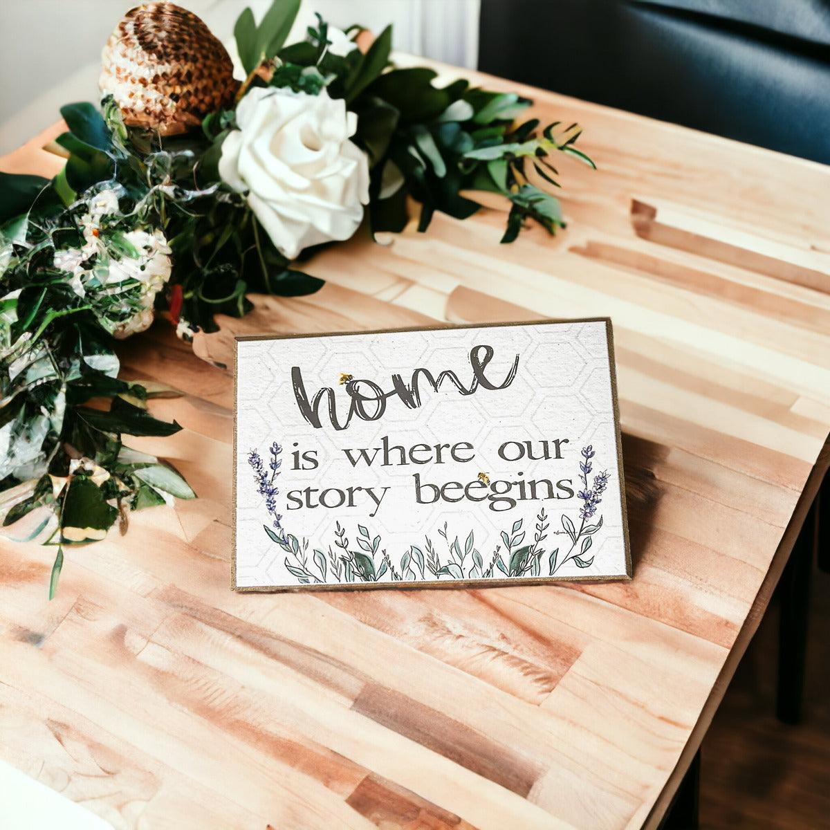 Home BEEgins Signs