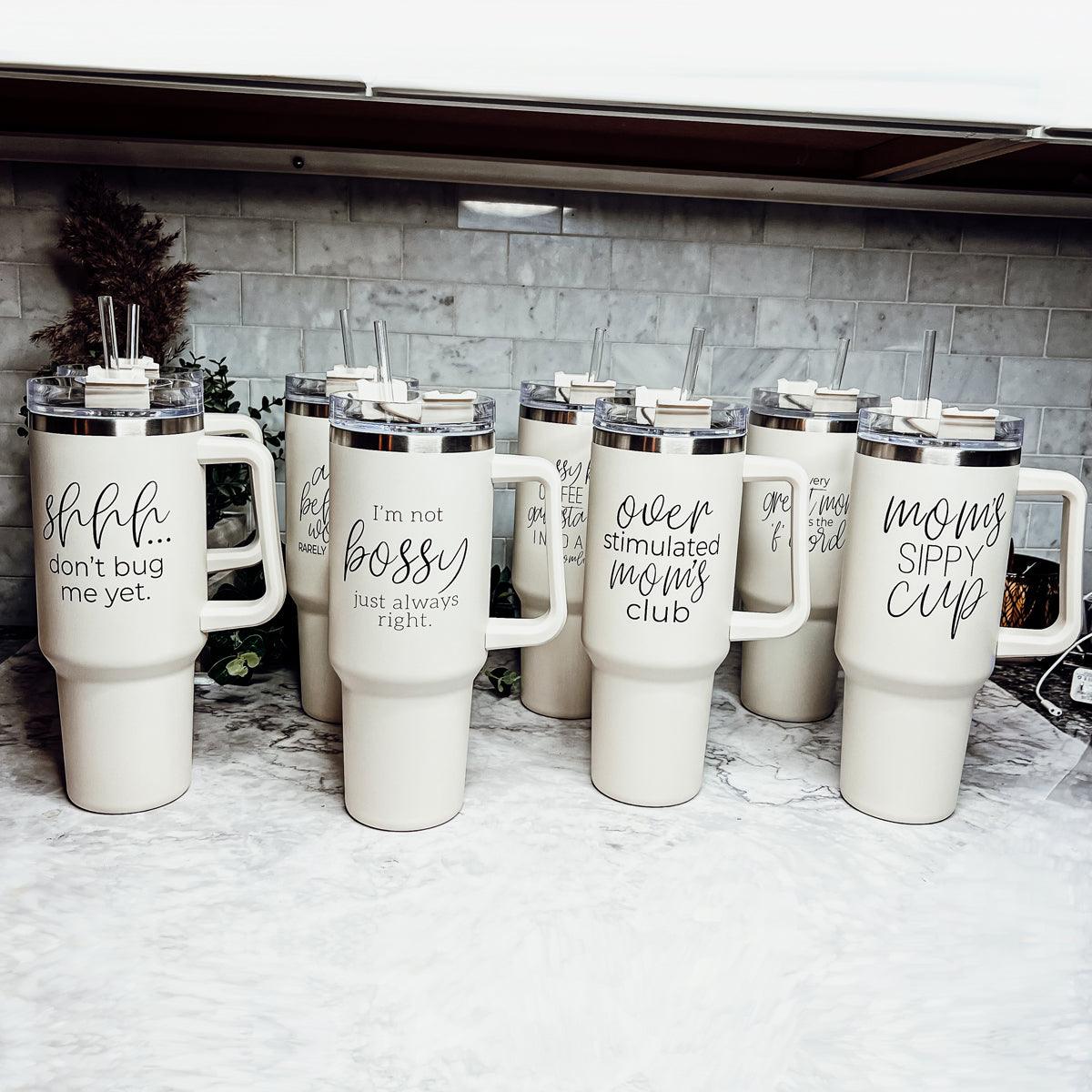 Mom's Sippy Cup Tumbler