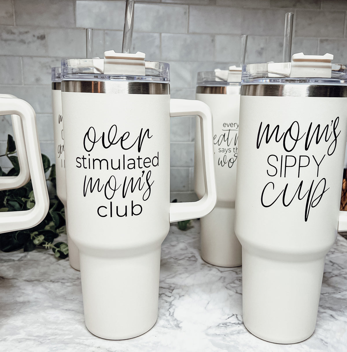 Mom's Sippy Cup Tumbler