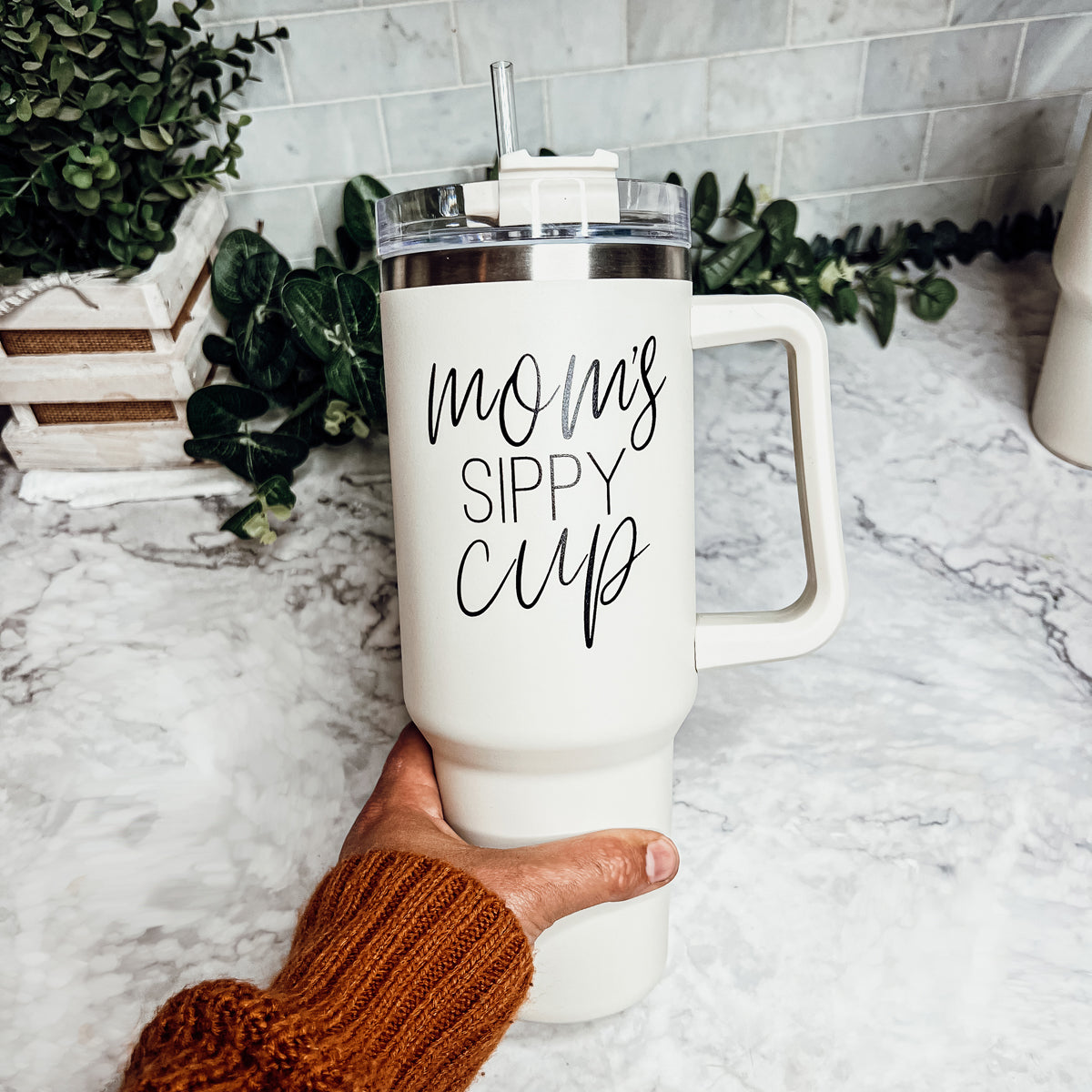 Mom's Sippy Cup Tumbler