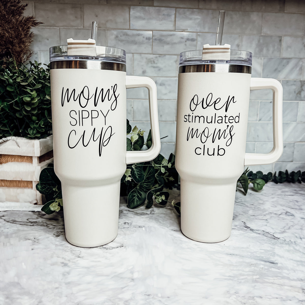 Mom's Sippy Cup Tumbler