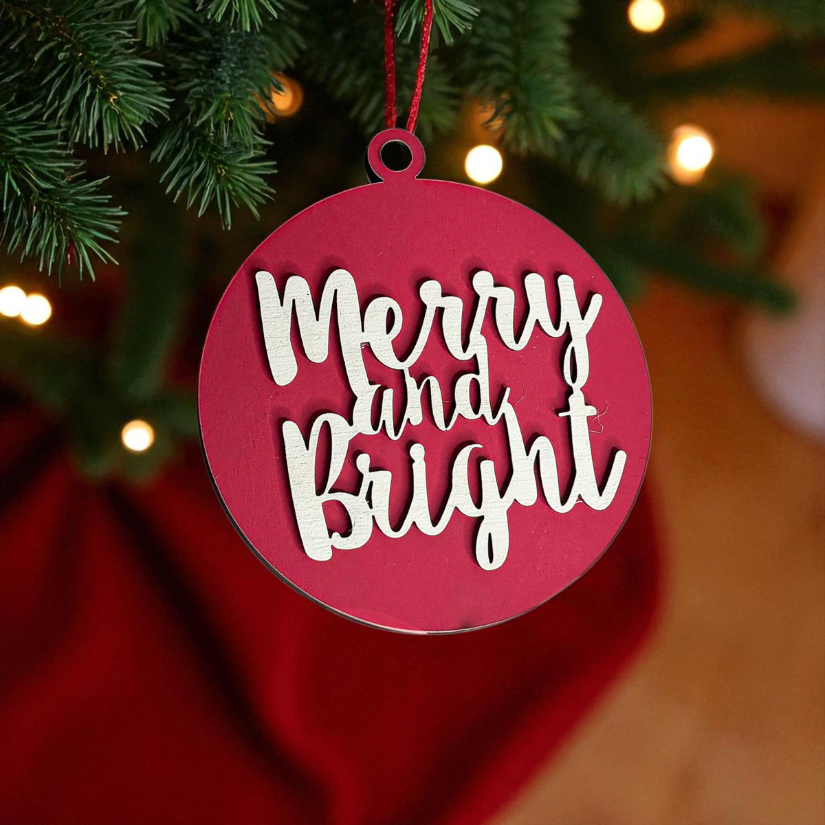 Merry & Bright Ornament 12 Colors