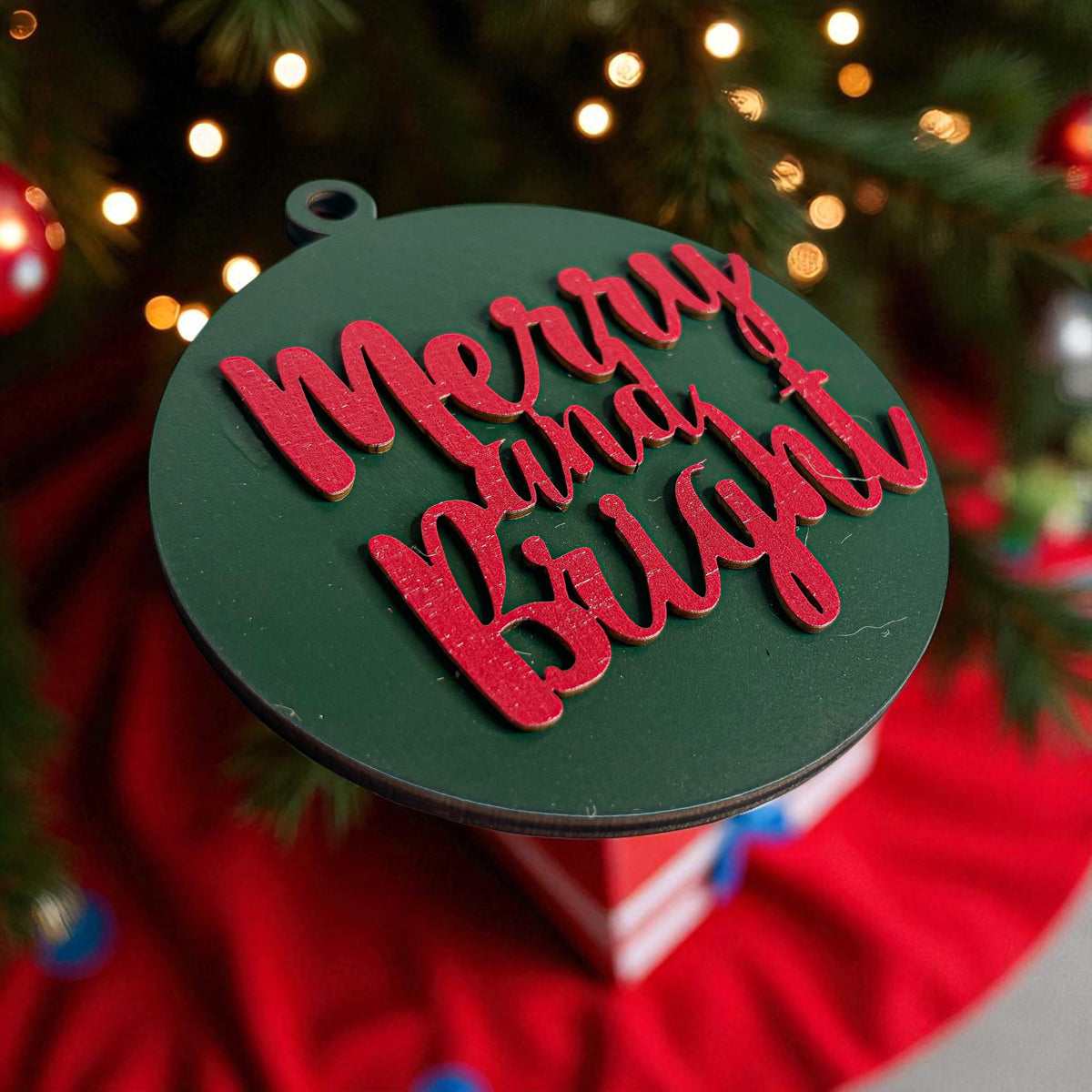 Merry & Bright Ornament 12 Colors
