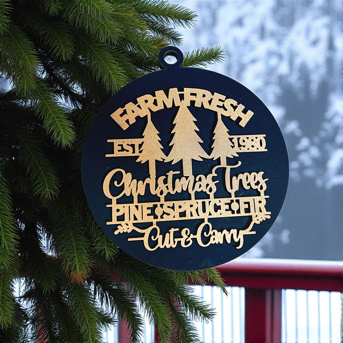Farm Fresh Ornament 12 Colors