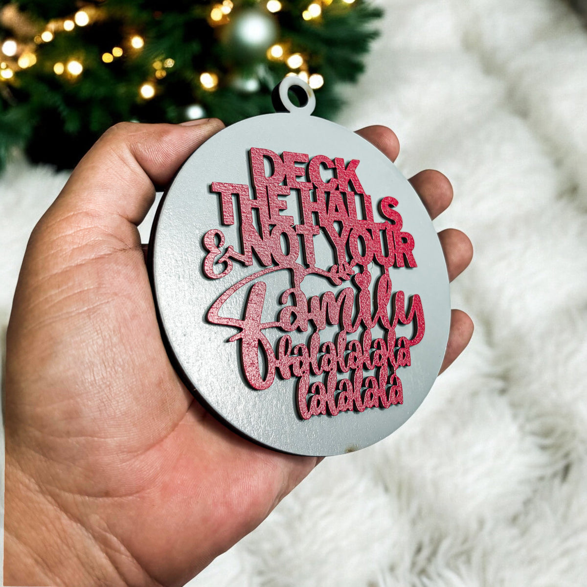 Deck the Halls Ornmanet 12 Colors