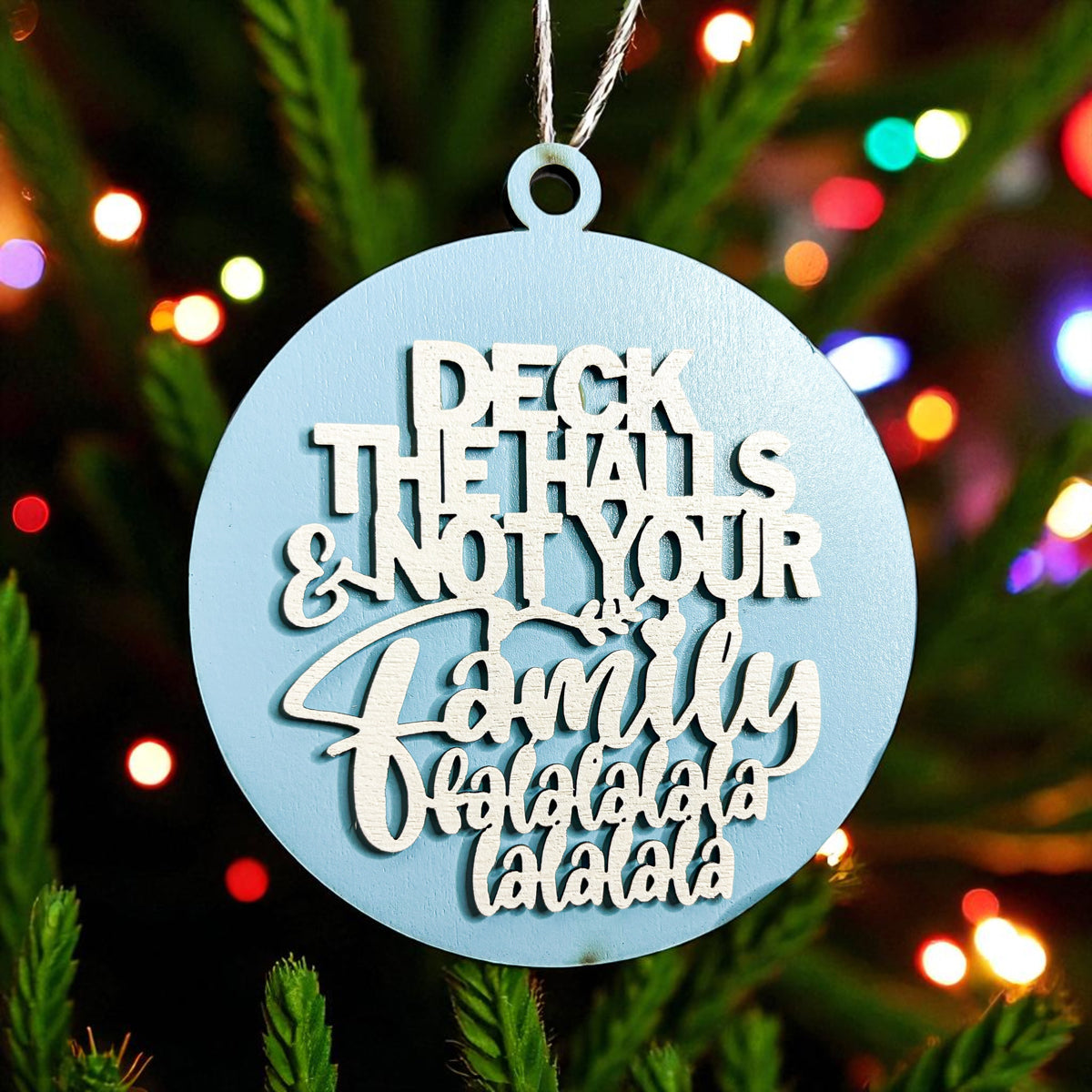 Deck the Halls Ornmanet 12 Colors